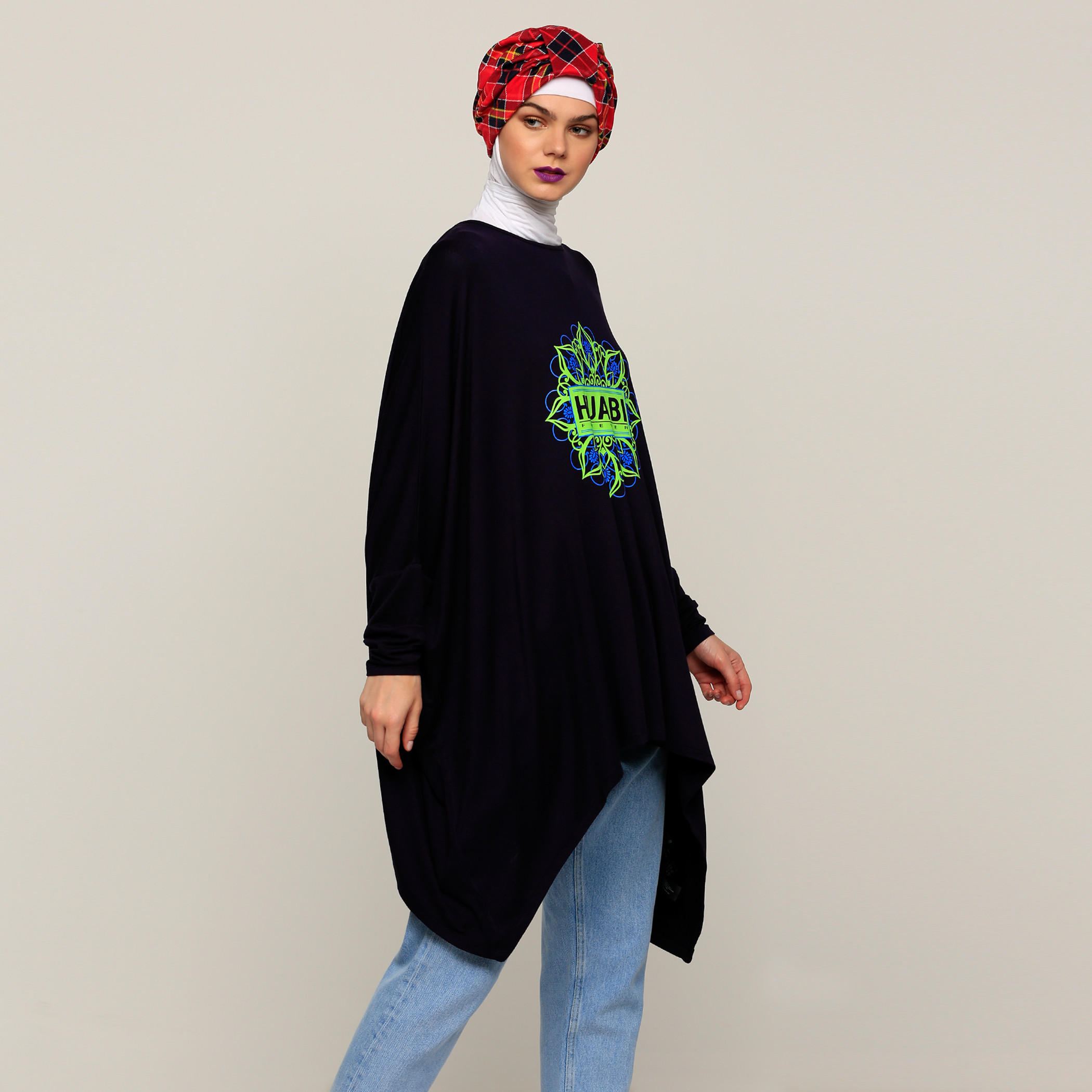 بلوزة بطبعات وياقة مستديرة وأكمام طويلة-women-clothing-shirtsandblouses-blouses-image-3