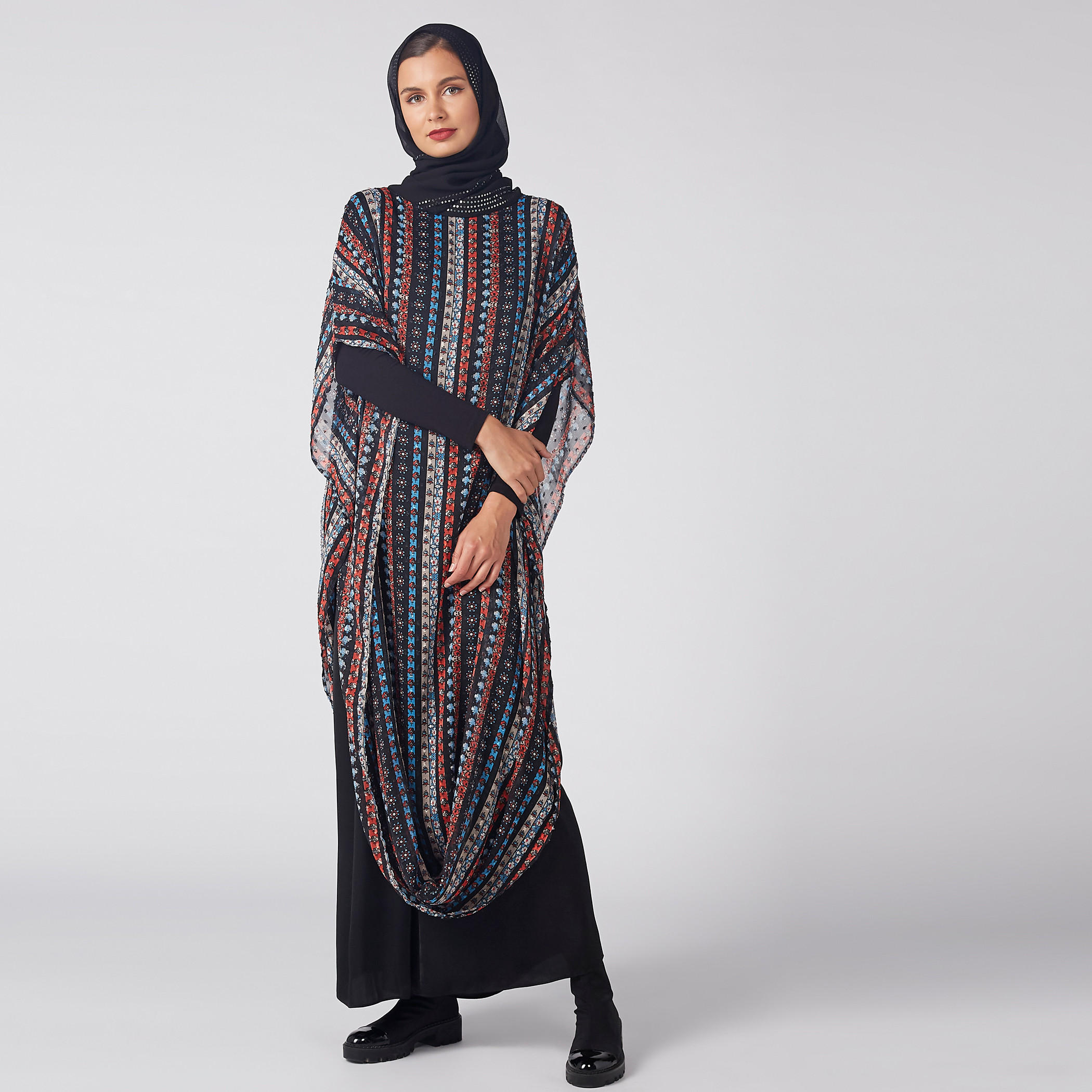 فستان إيه لاين طويل بطبعات-women-clothing-dresses-image-1