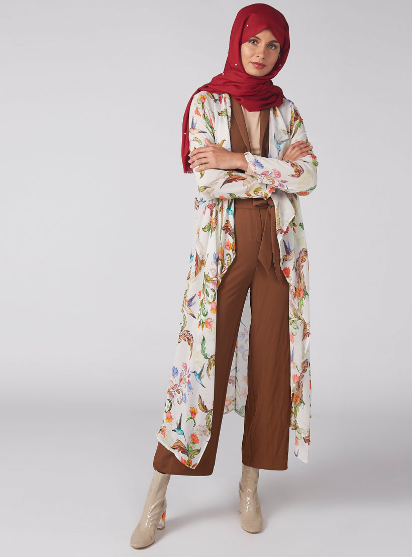 سترة طويلة بأكمام طويلة وطبعات أزهار-women-winterwear-cardigansandjumpers-cardigans-image-1