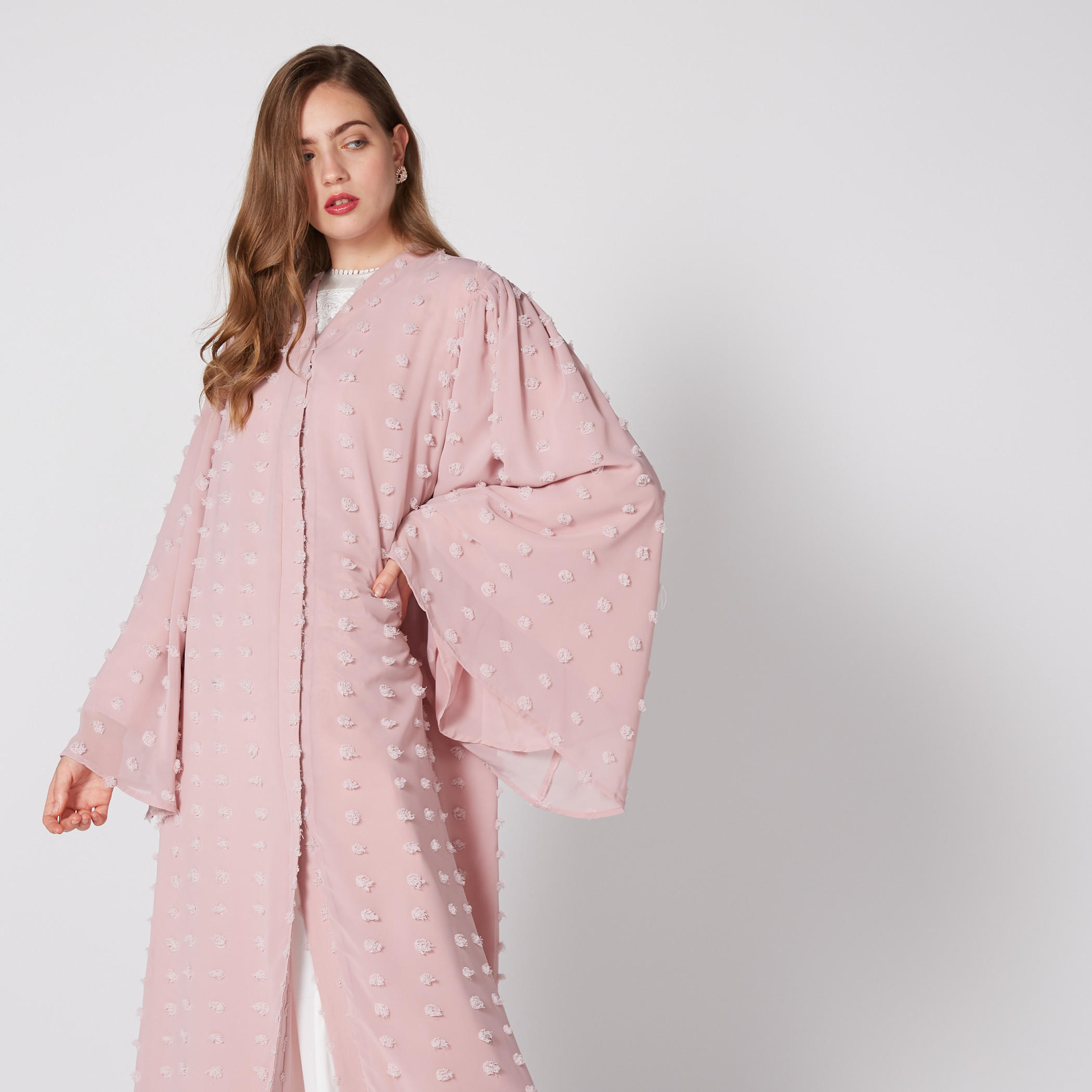 عباية بأكمام طويلة واسعة-women-arabicclothing-abayas-image-1