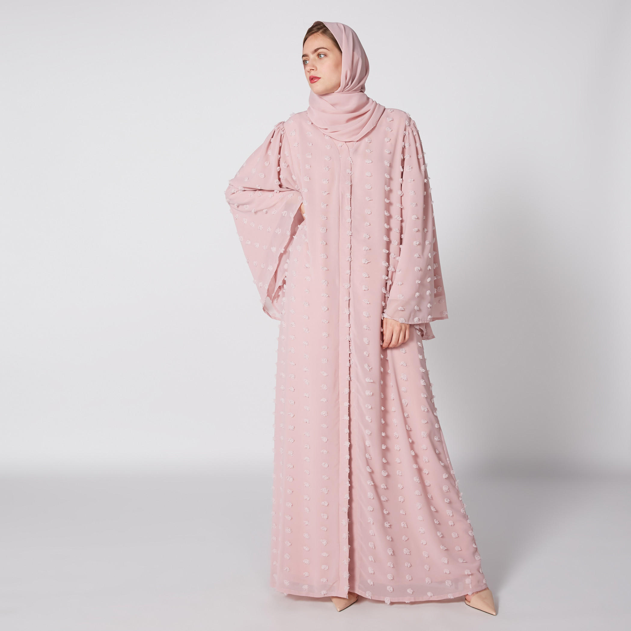 عباية بأكمام طويلة واسعة-women-arabicclothing-abayas-image-2