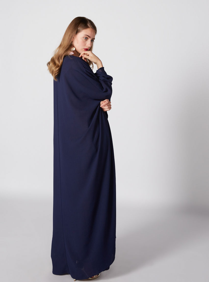 عباية بتفاصيل زهرية وأكمام طويلة-women-arabicclothing-abayas-image-3