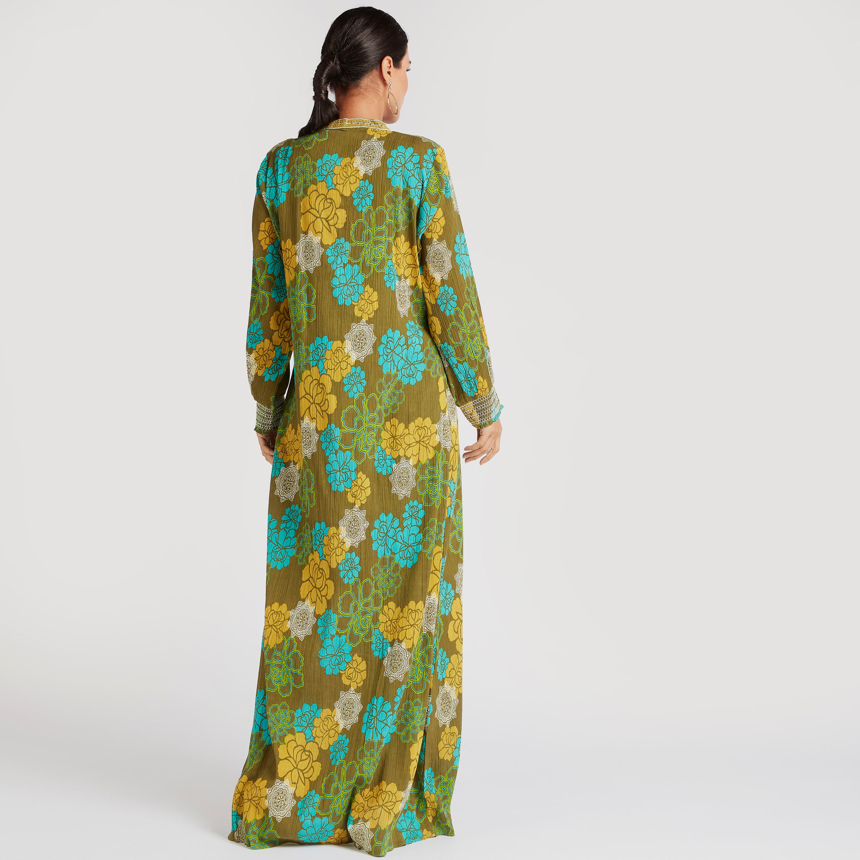 جلابية إيه لاين وتفاصيل مطرزة من عبايات-women-arabicclothing-abayas-image-4