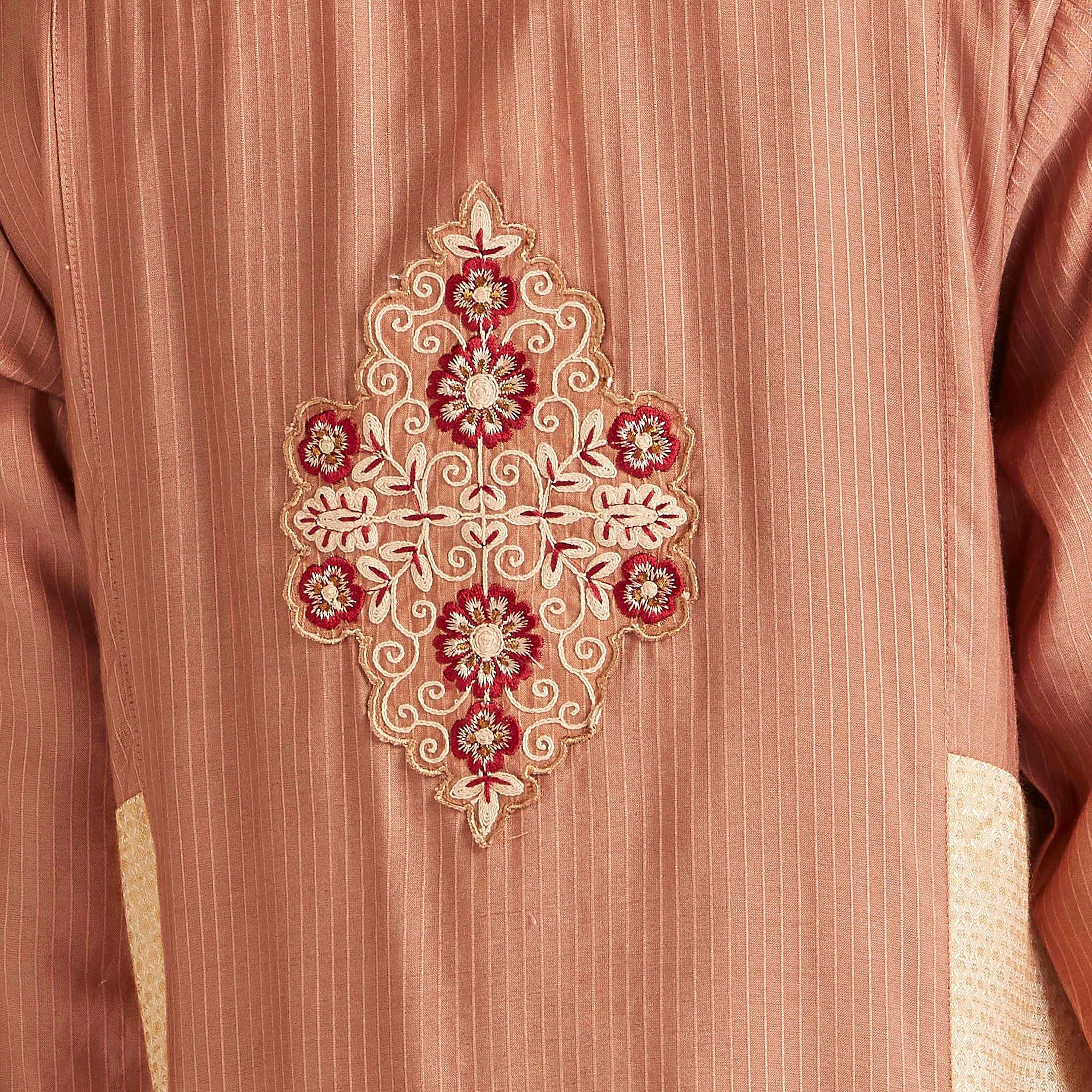 جلابية مخطّطة مع يوكي مطرز من هارليكوين-women-arabicclothing-abayas-image-6