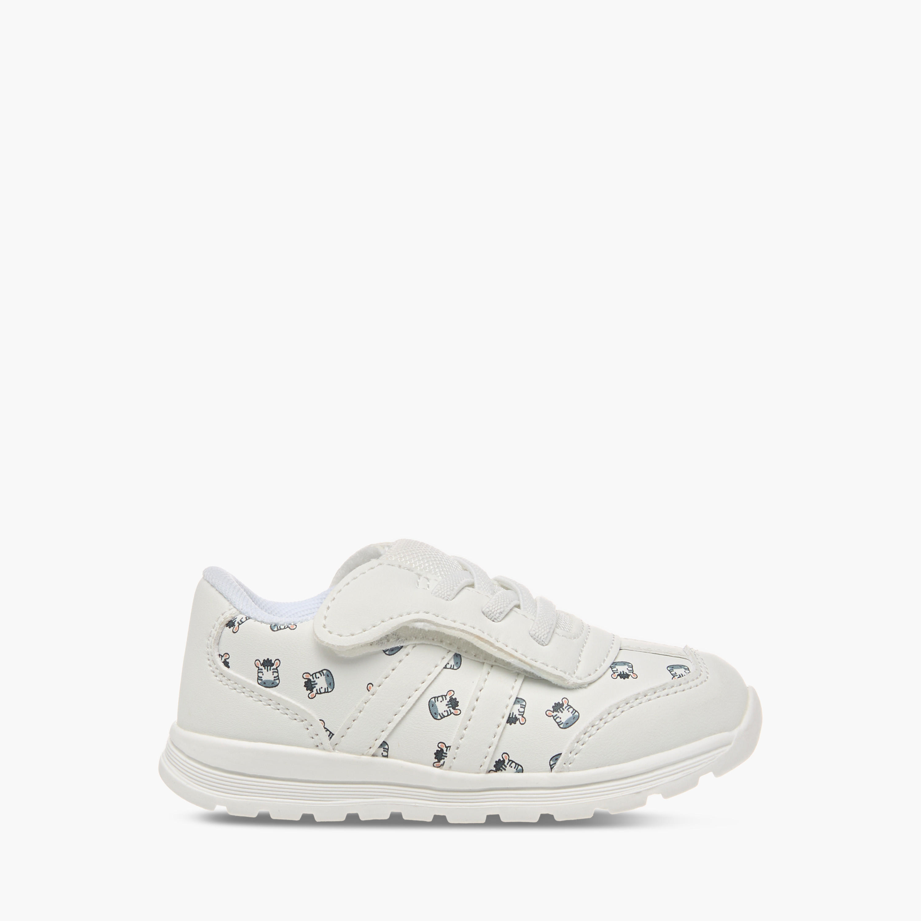 Barefeet All-Over Animal Print Sneakers with Hook and Loop Closure-boys-shoes-sneakers-image-3
