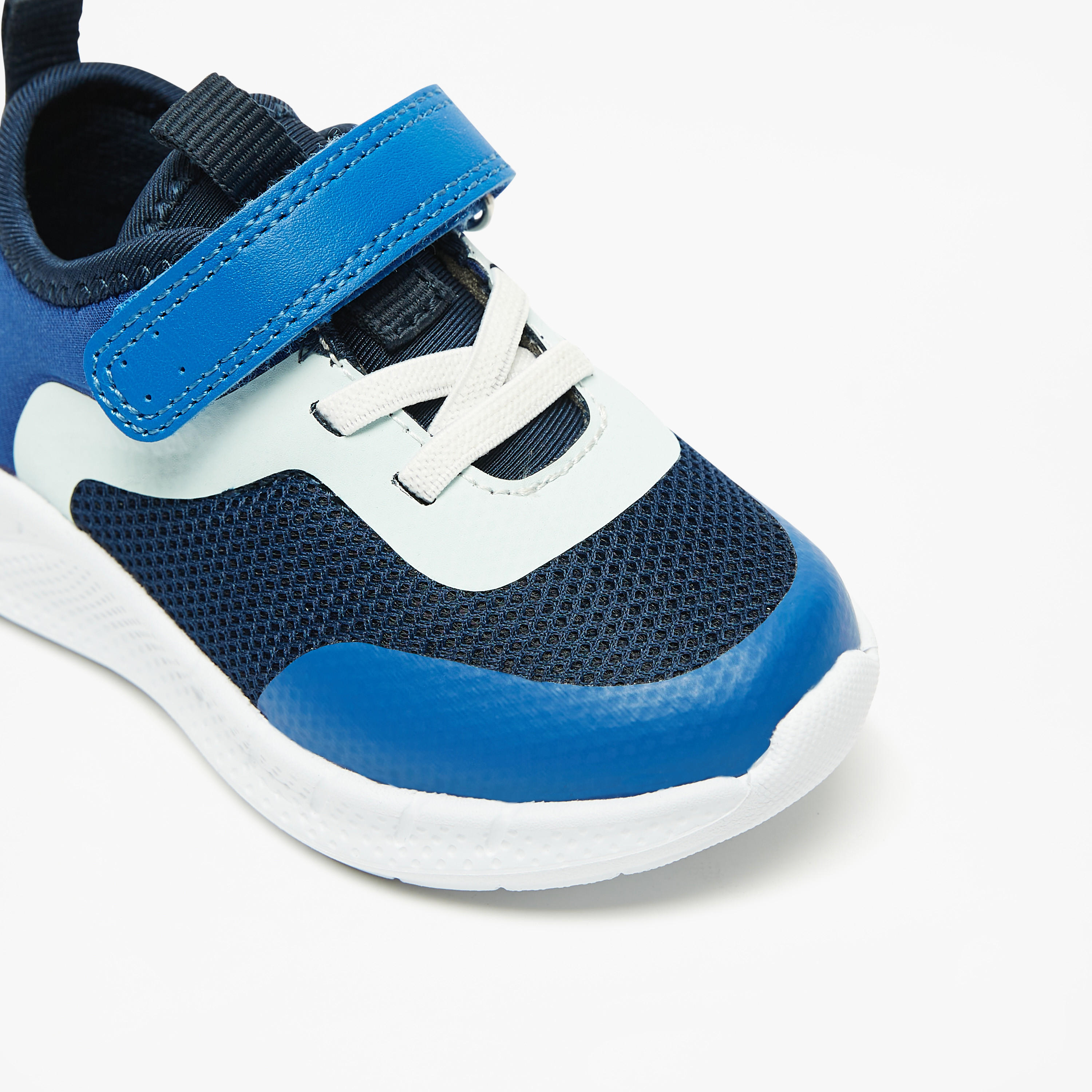 Barefeet Panelled Sneakers with Hook and Loop Closure-baby-boys-shoes-closedshoes-image-5