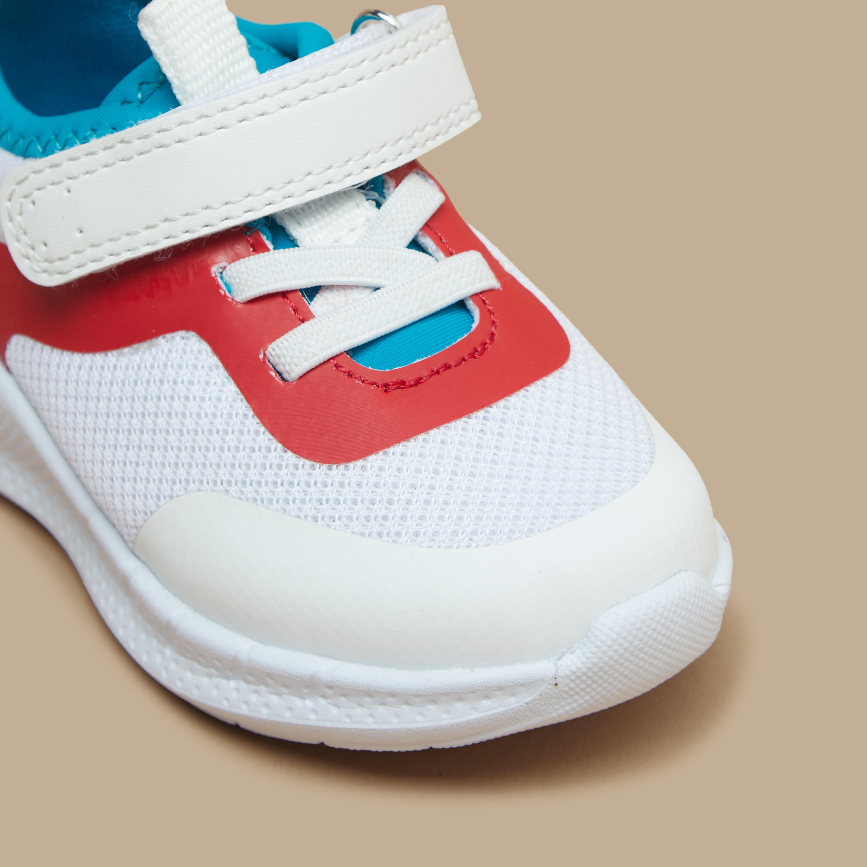 Barefeet Panelled Sneakers with Hook and Loop Closure-baby-boys-shoes-closedshoes-image-5