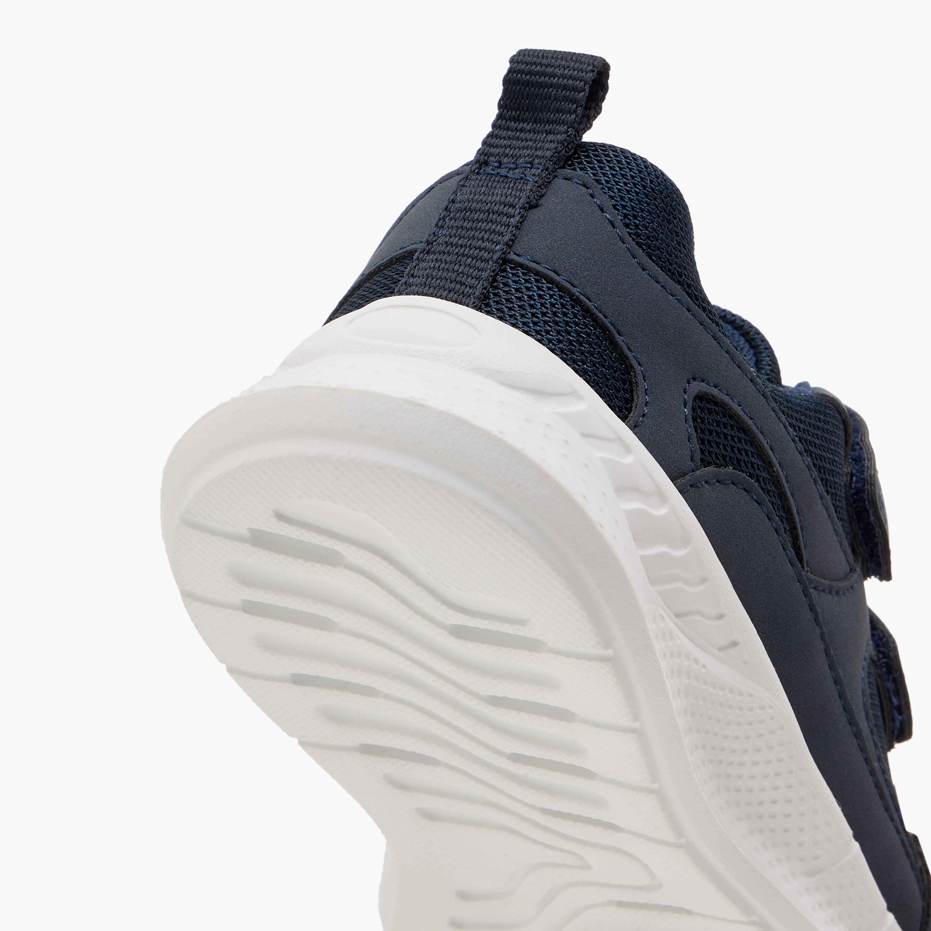 Juniors Panelled Sneakers with Hook and Loop Closure-boys-shoes-sneakers-image-5