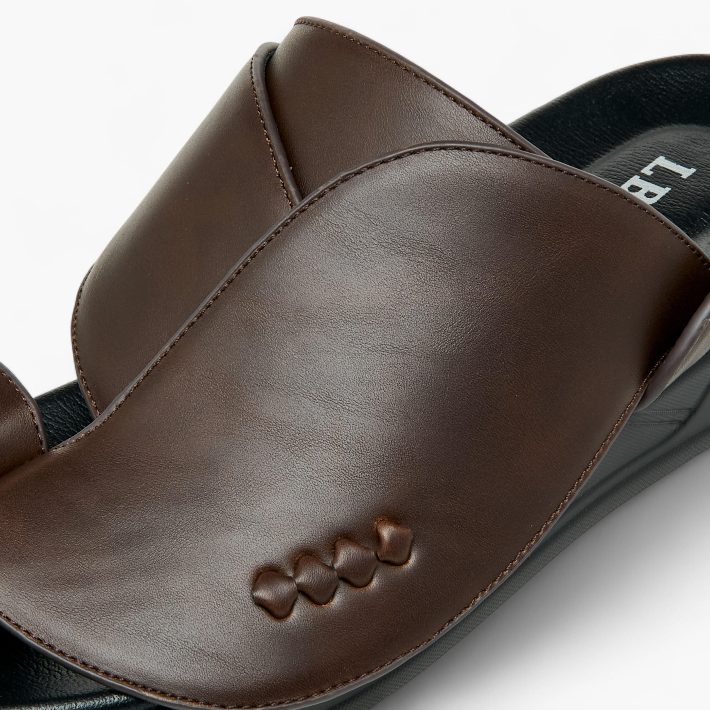 LBL by Shoexpress Solid Slip-On Arabic Sandals-men-shoes-sandals-image-4