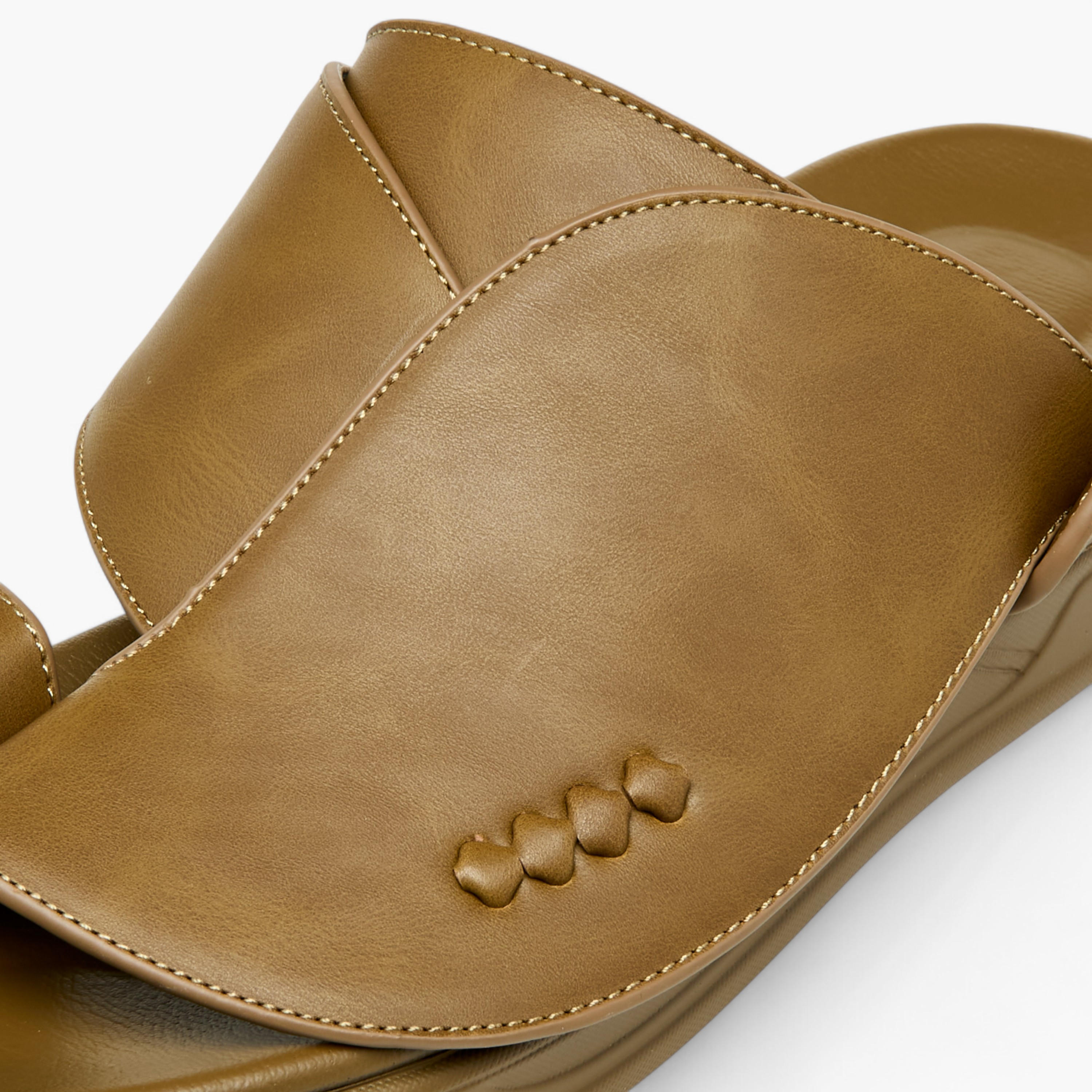 LBL by Shoexpress Solid Slip-On Arabic Sandals-men-shoes-sandals-image-4