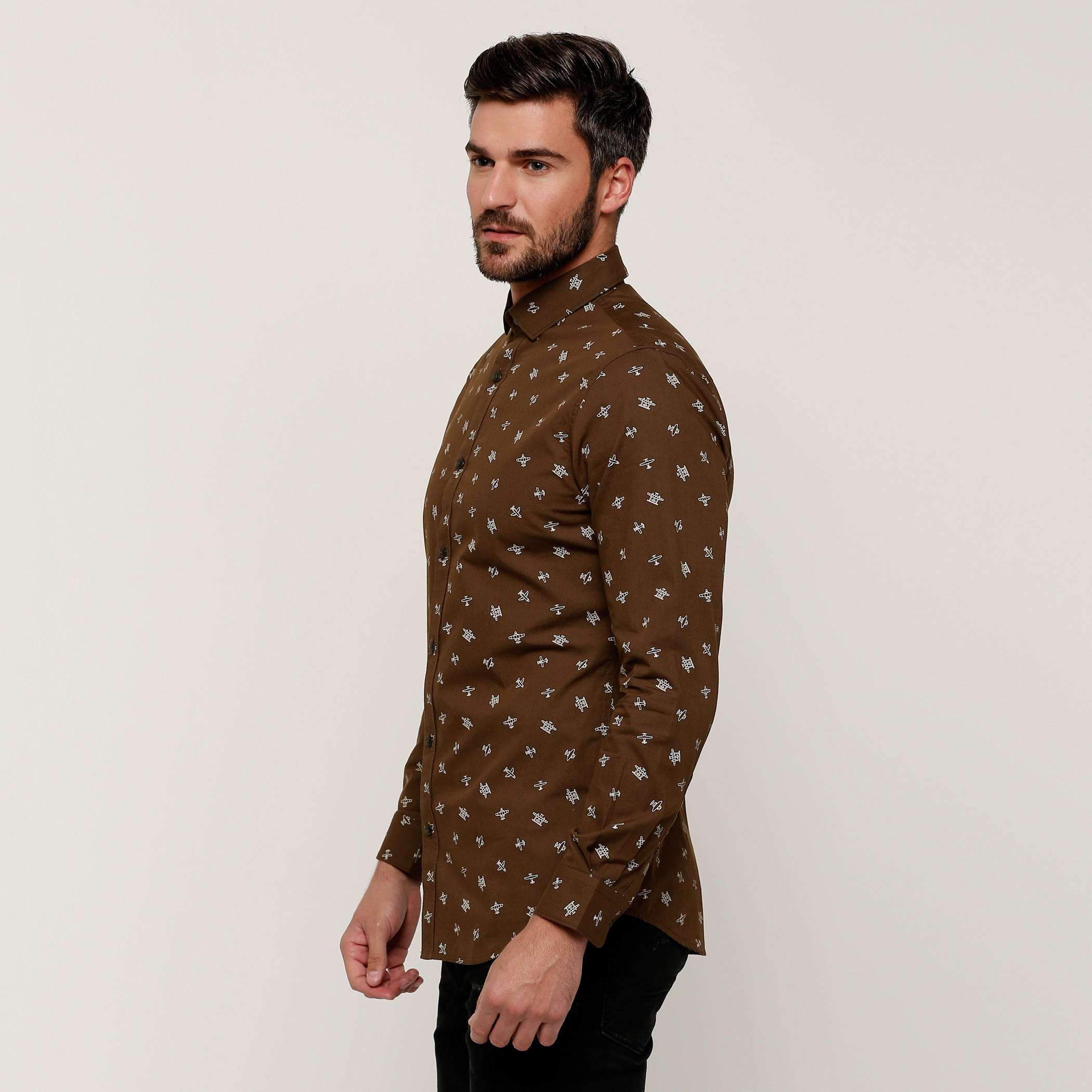 قميص بأكمام طويلة وأزرار مع طبعات-men-clothing-shirts-image-3