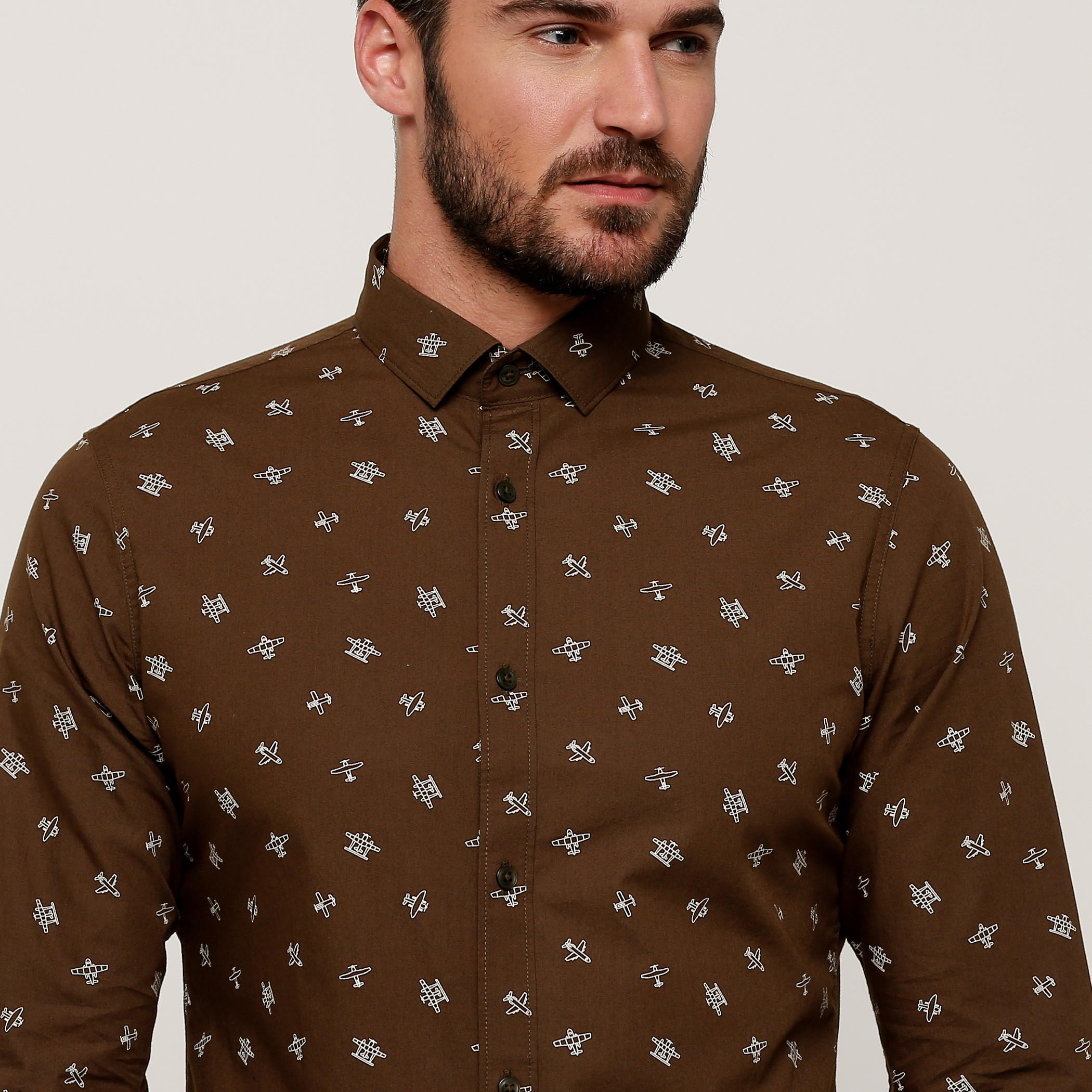 قميص بأكمام طويلة وأزرار مع طبعات-men-clothing-shirts-image-2
