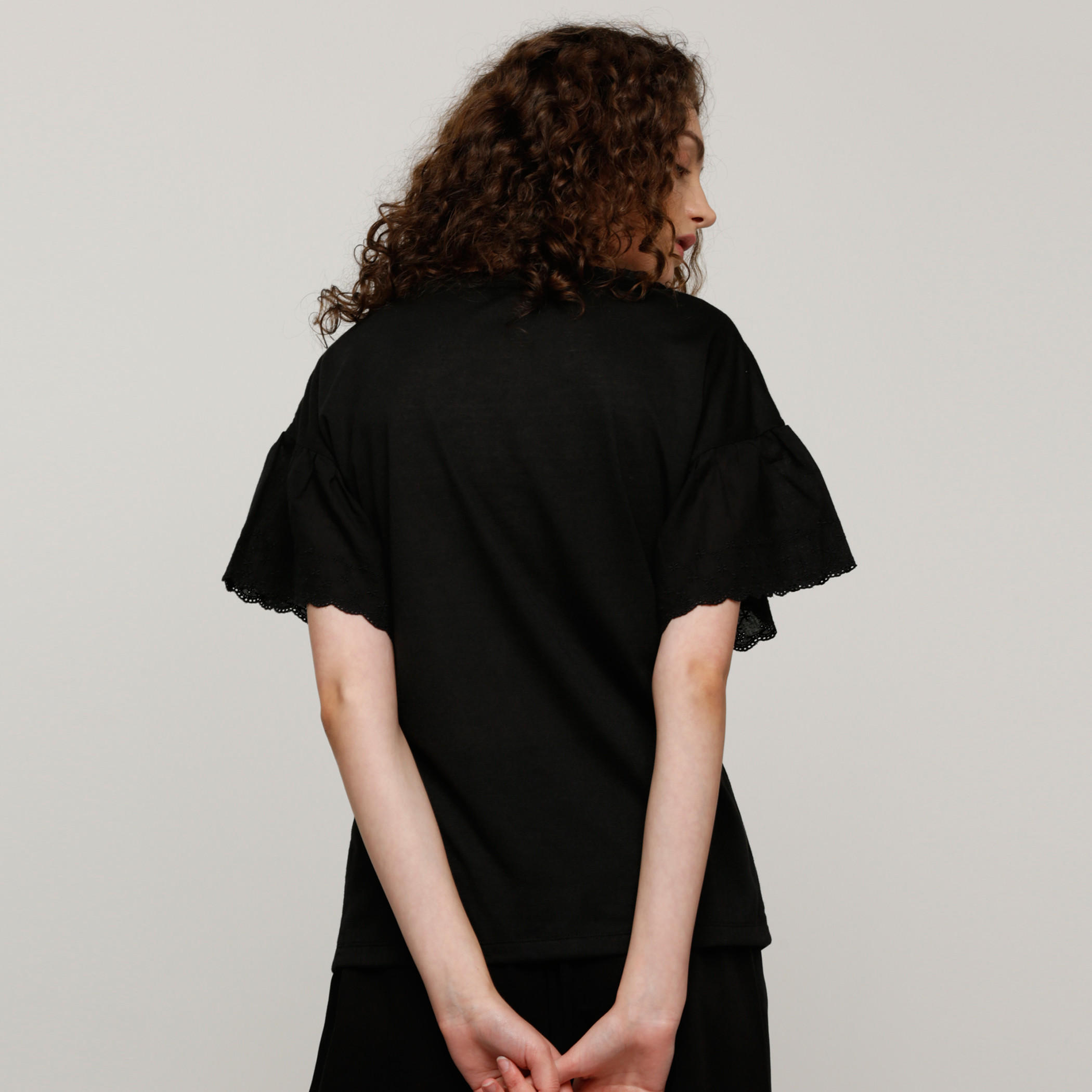 بلوزة بياقة مستديرة وأكمام قصيرة-women-clothing-shirtsandblouses-blouses-image-4