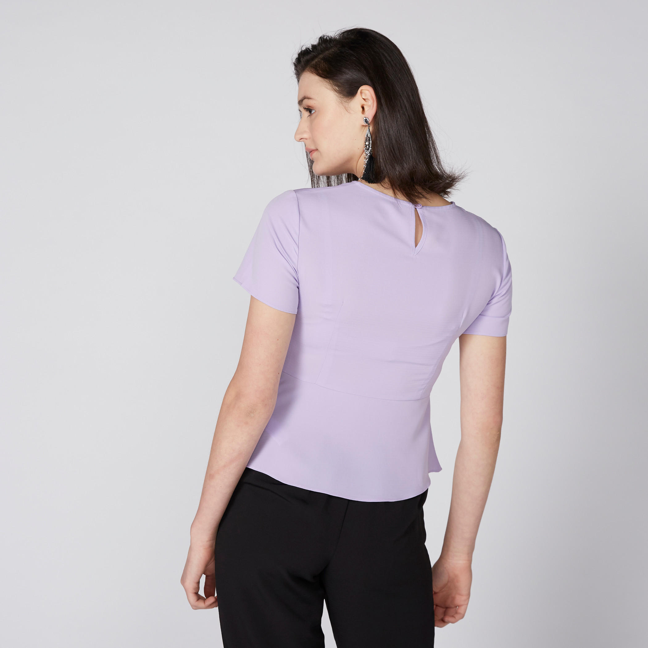 Round Neck Top with Short Sleeves-women-clothing-shirtsandblouses-blouses-image-4