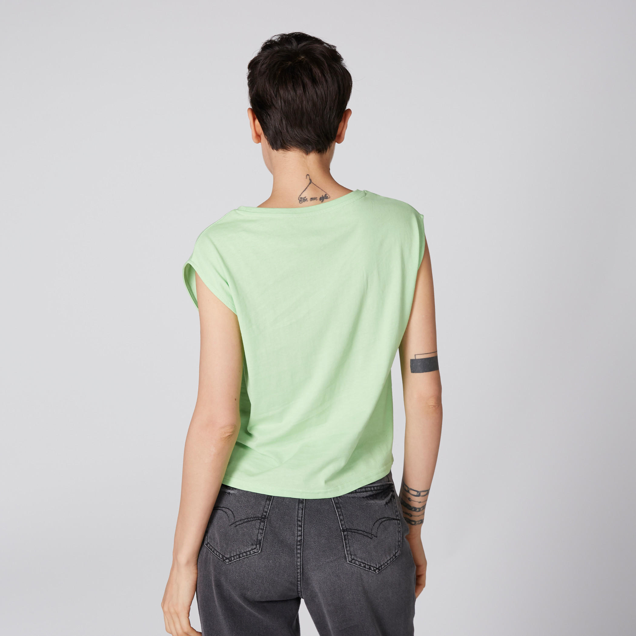 Printed T-Shirt with Round Neck-women-clothing-tshirts-image-2