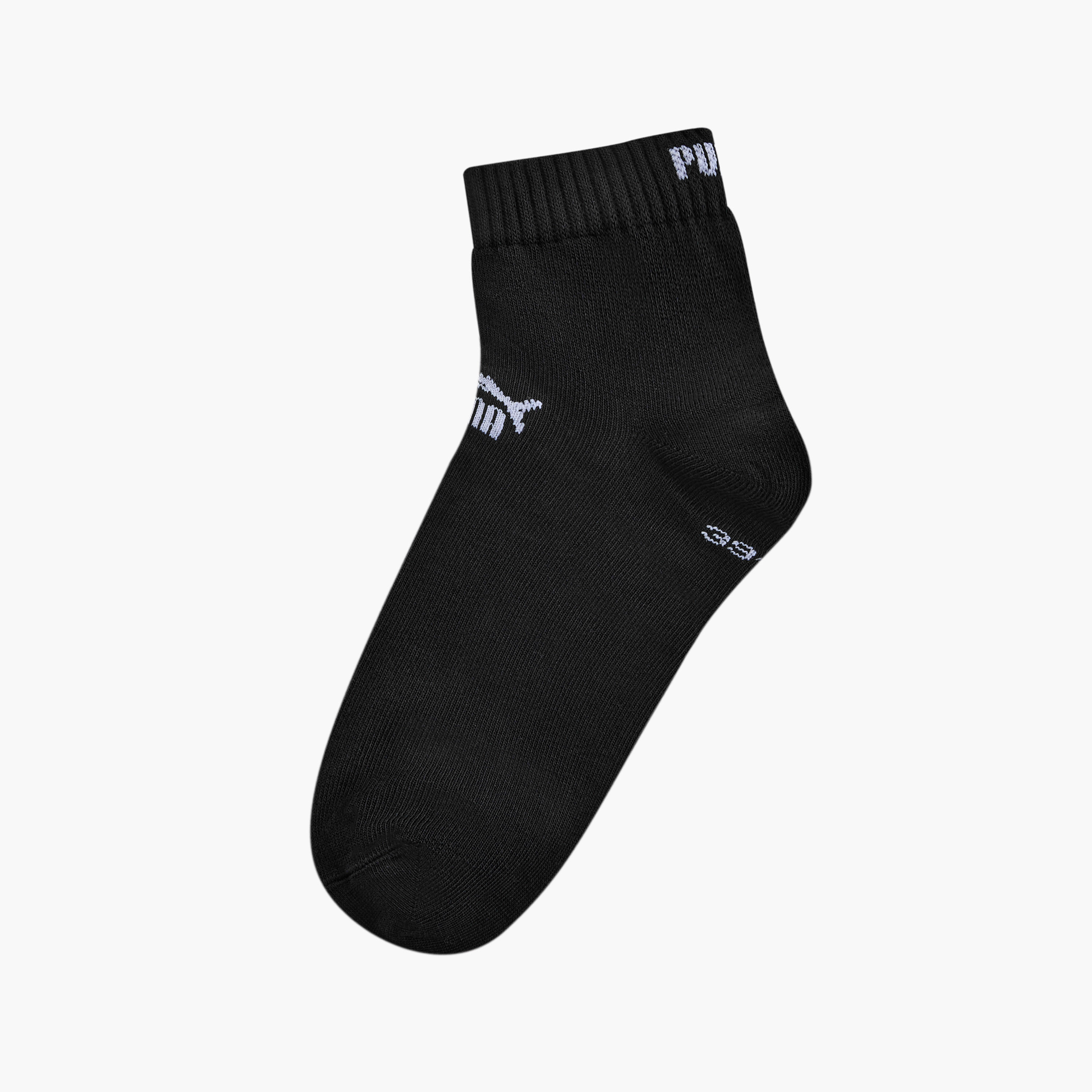 PUMA Logo Print Ankle Length Socks - Set of 3-men-socks-image-2