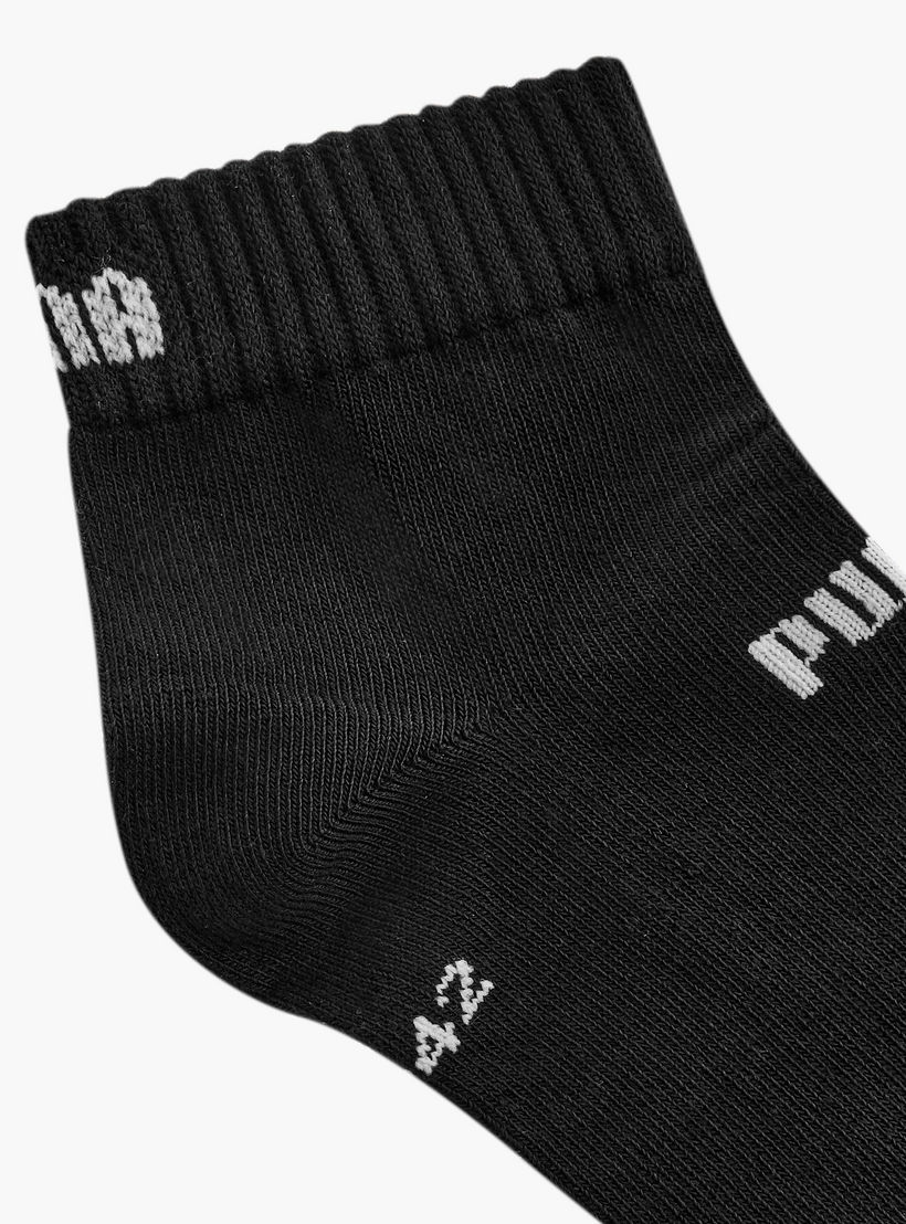 PUMA Logo Print Ankle Length Socks - Set of 3-men-socks-image-3