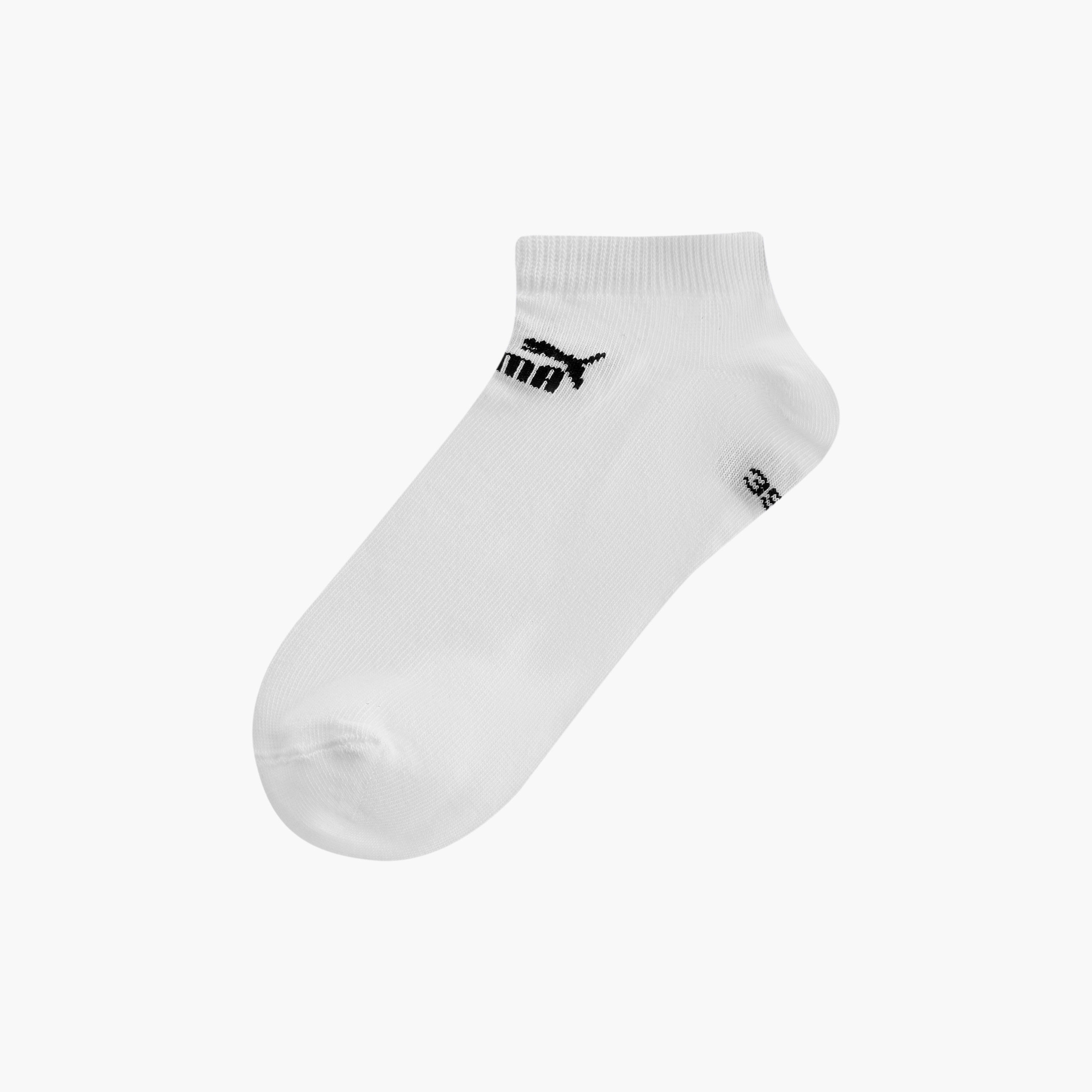 طقم جوارب بطول الكاحل 3 أزواج بطبعات شعار من بوما-men-socks-image-2
