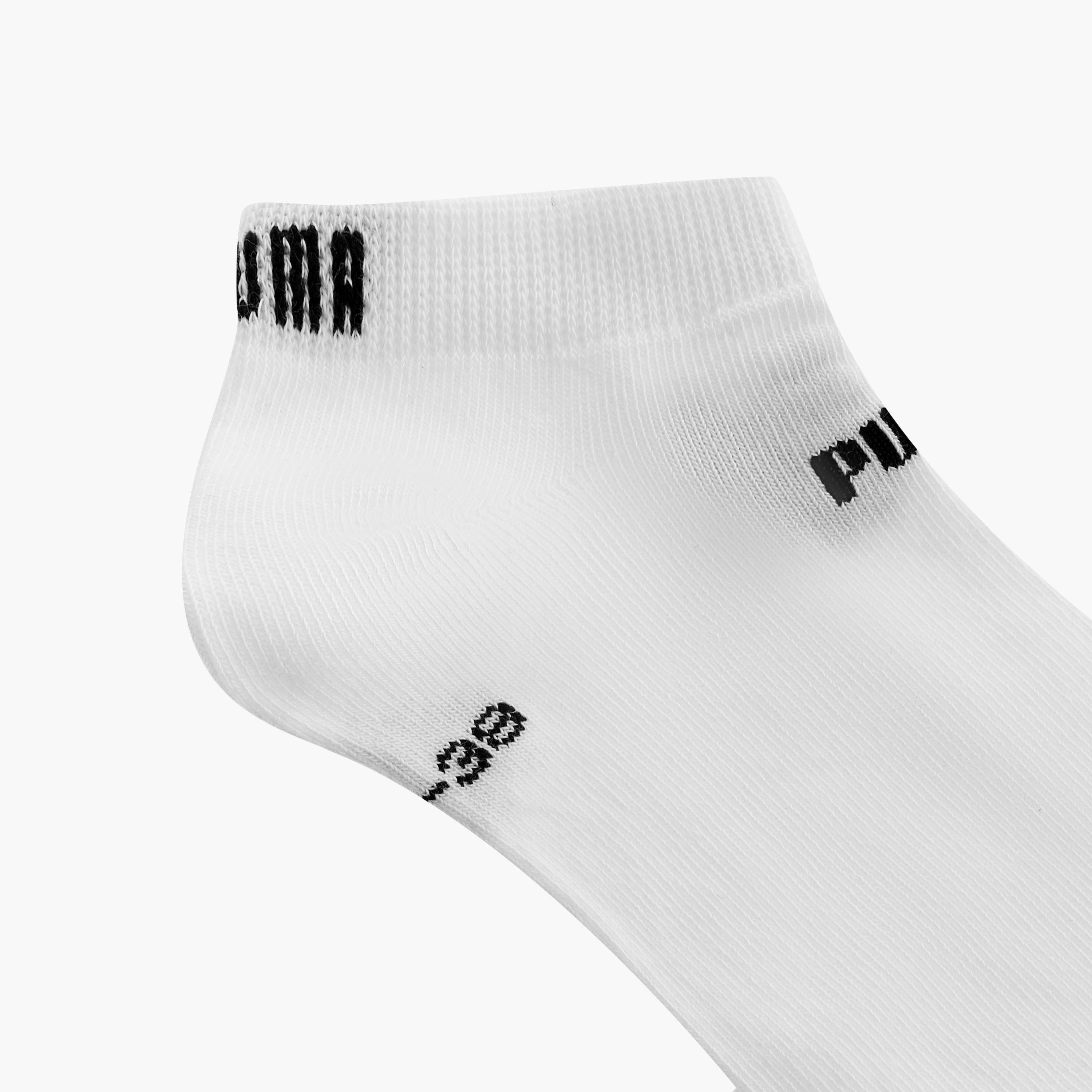 طقم جوارب بطول الكاحل 3 أزواج بطبعات شعار من بوما-men-socks-image-3