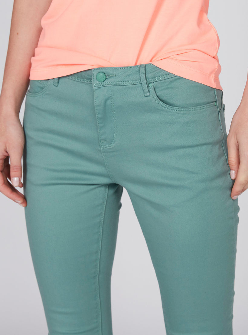 بنطال طويل بزر إغلاق وجيوب-women-clothing-bottoms-trousers-image-3