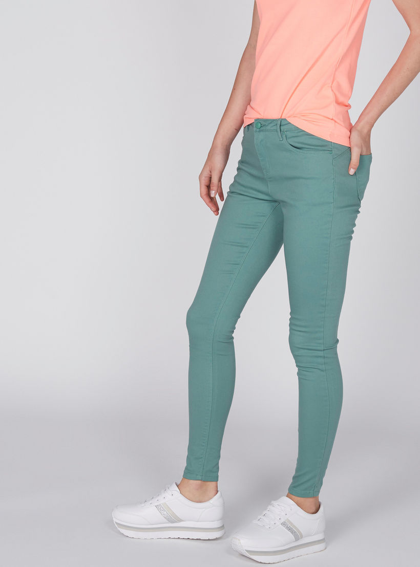 بنطال طويل بزر إغلاق وجيوب-women-clothing-bottoms-trousers-image-4