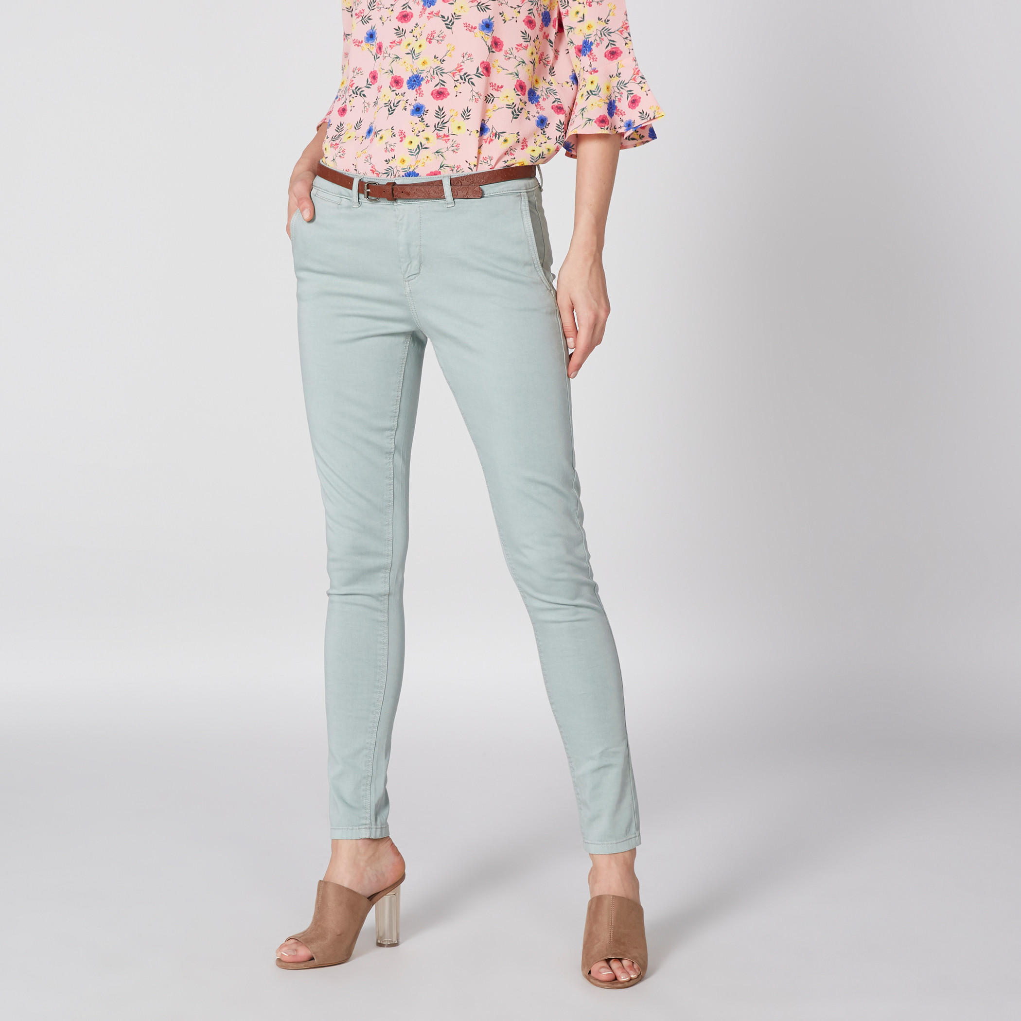 بنطال شينو طويل بزر إغلاق وجيوب-women-clothing-bottoms-trousers-image-1