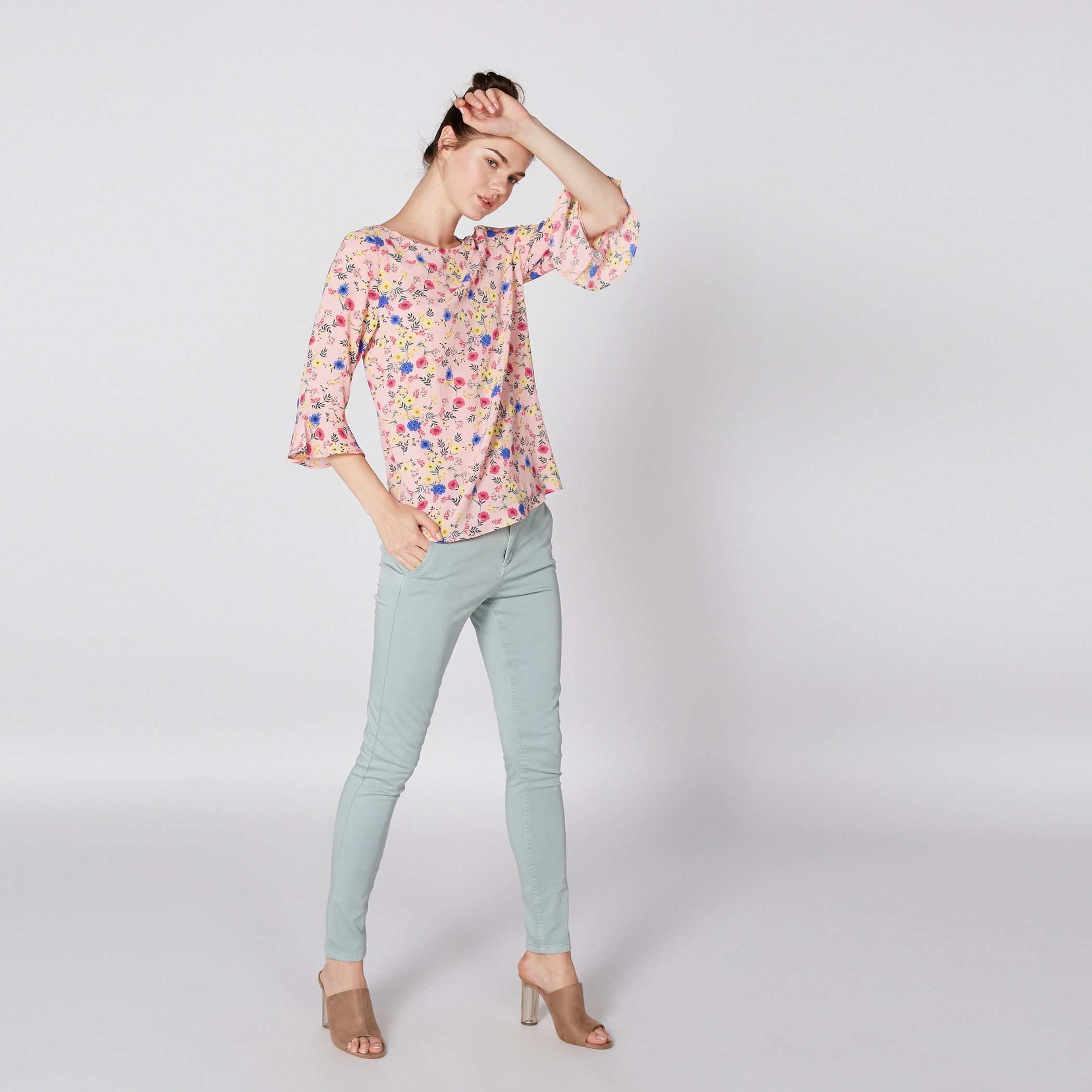 بنطال شينو طويل بزر إغلاق وجيوب-women-clothing-bottoms-trousers-image-2