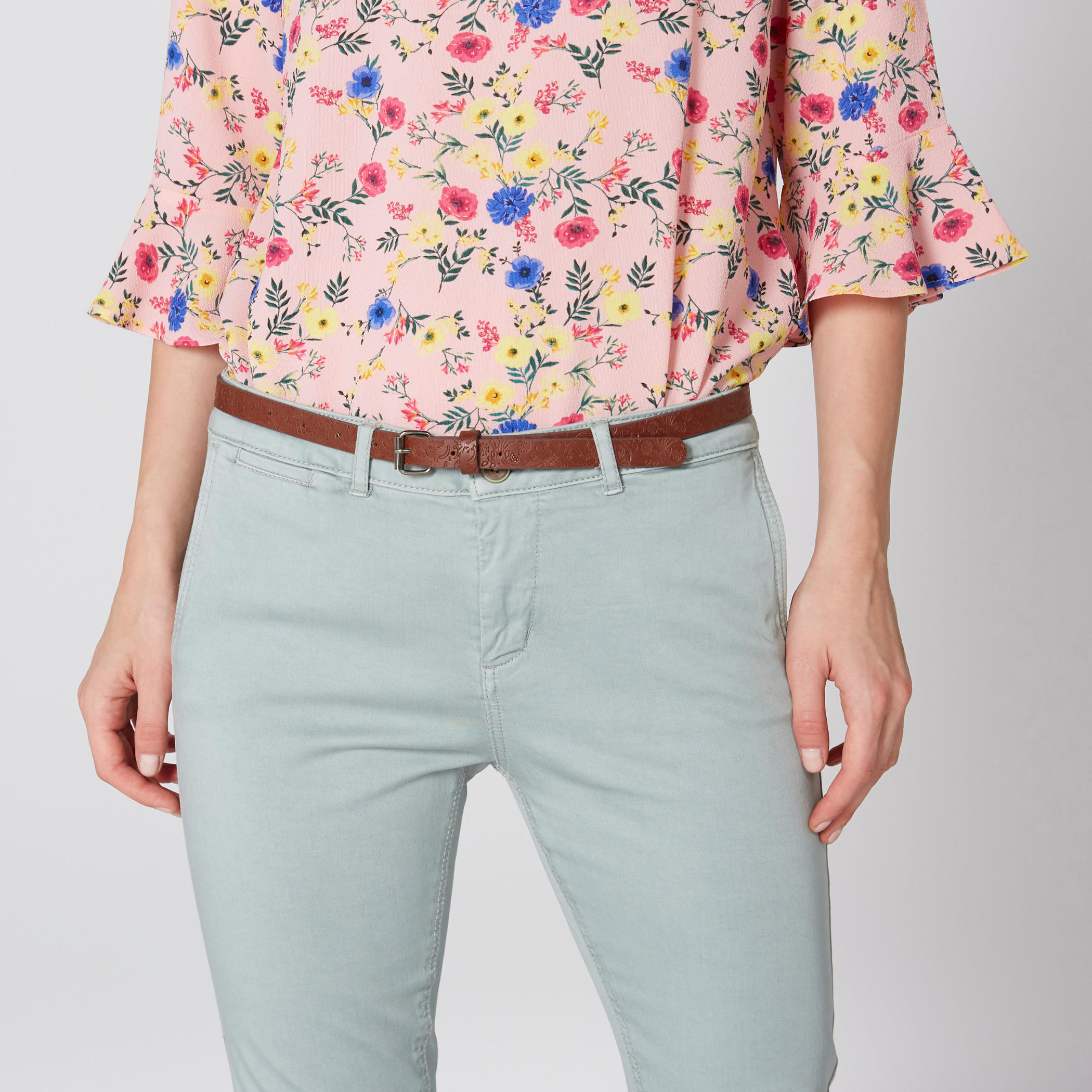 بنطال شينو طويل بزر إغلاق وجيوب-women-clothing-bottoms-trousers-image-3
