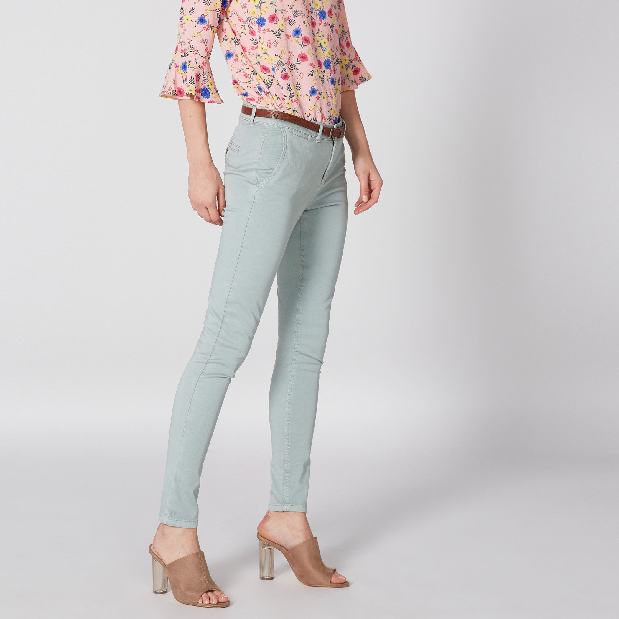 بنطال شينو طويل بزر إغلاق وجيوب-women-clothing-bottoms-trousers-image-4