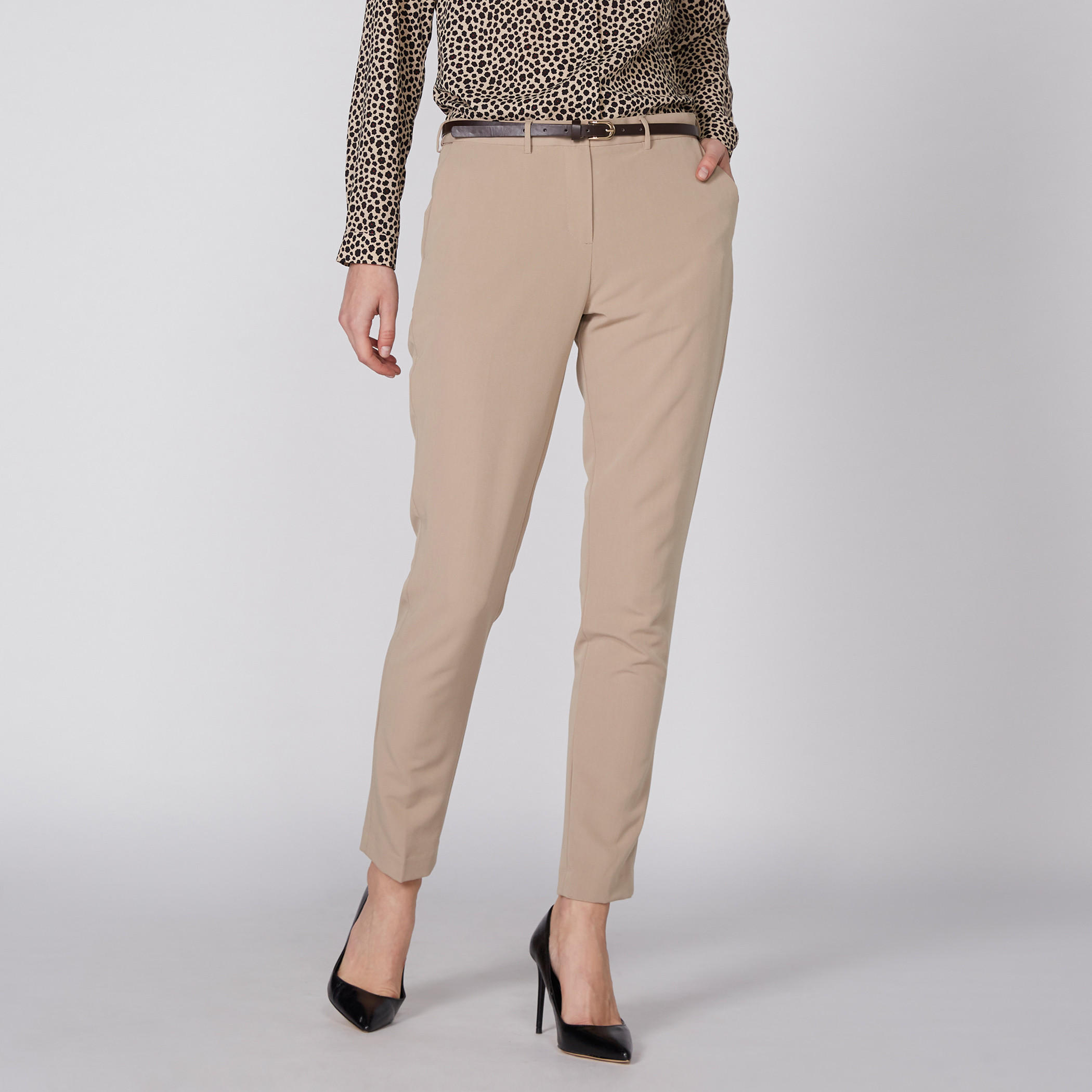 Full Length Trousers with Pocket Detail-women-clothing-bottoms-trousers-image-1
