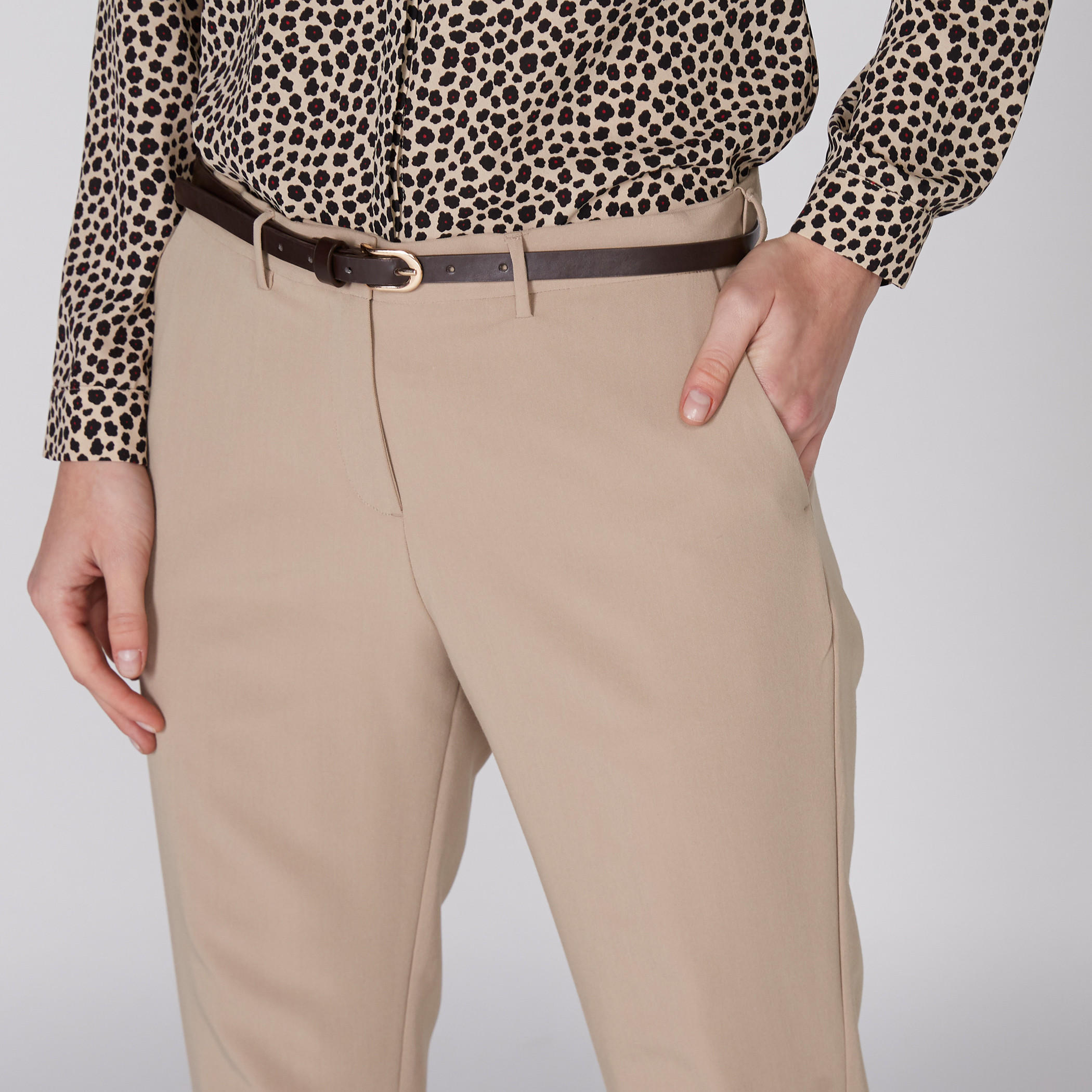 Full Length Trousers with Pocket Detail-women-clothing-bottoms-trousers-image-2