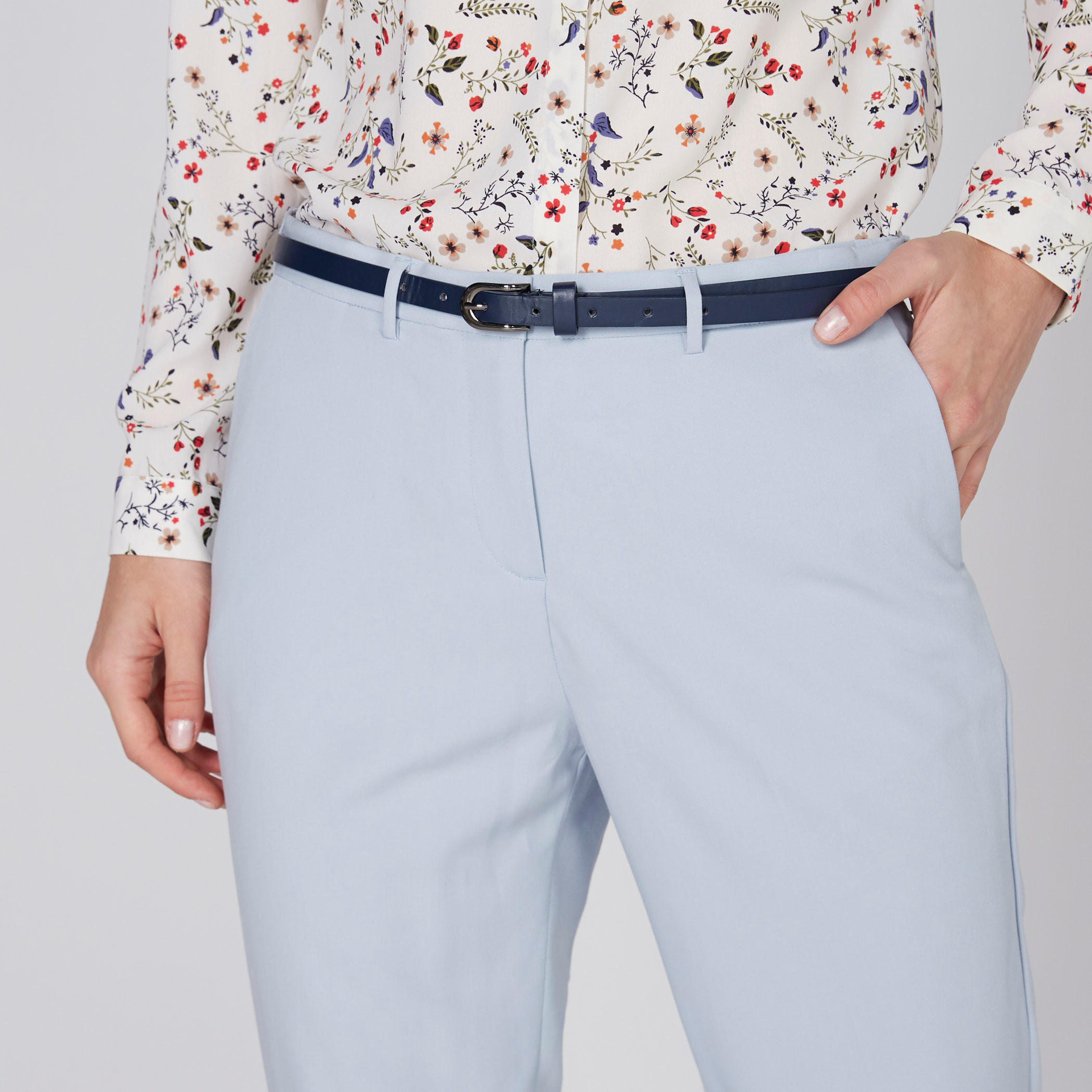 بنطال طويل بحزام وجيوب-women-clothing-bottoms-trousers-image-4