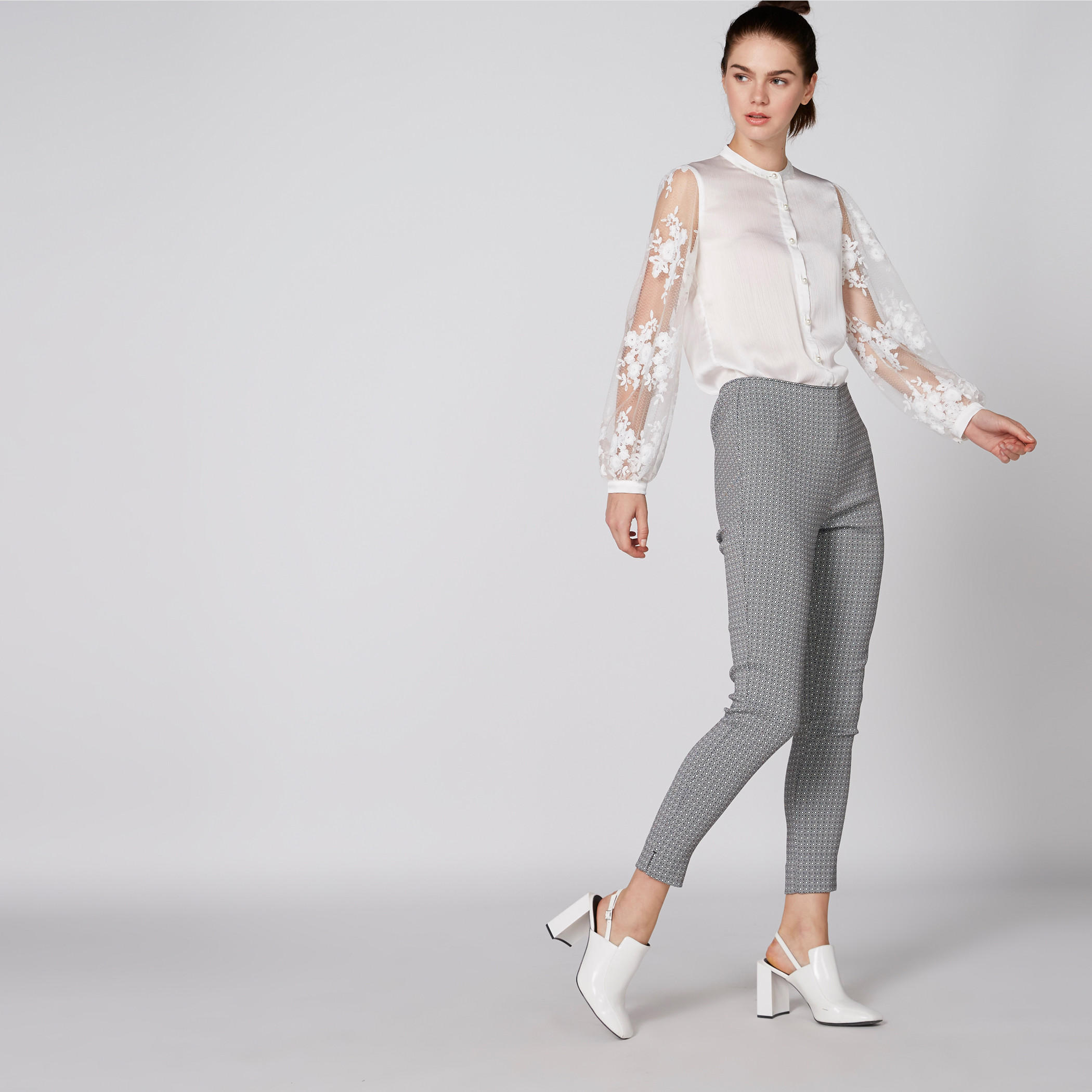 Printed Full Length Jeggings with Elasticised Waistband-women-clothing-bottoms-leggings-image-1