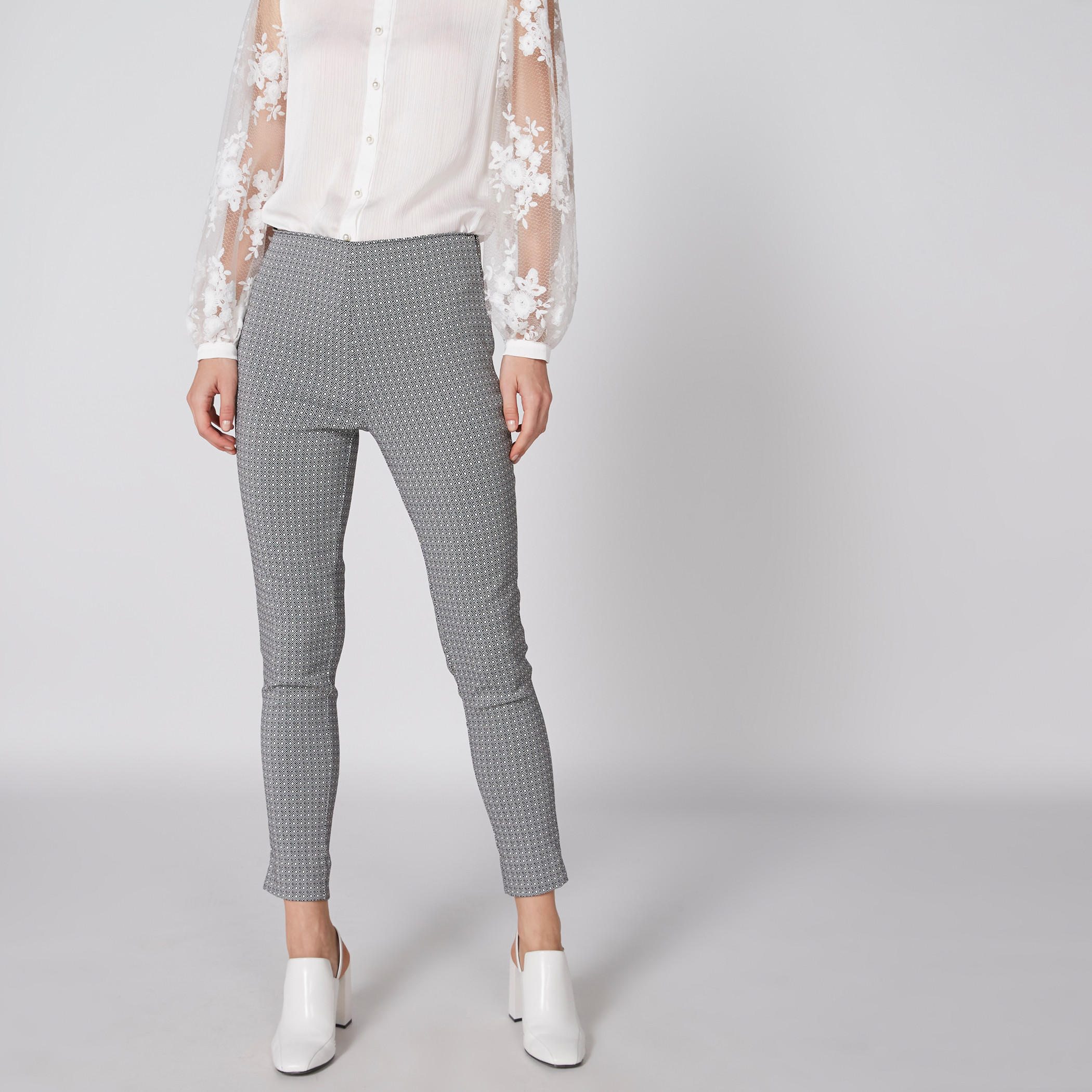Printed Full Length Jeggings with Elasticised Waistband-women-clothing-bottoms-leggings-image-4