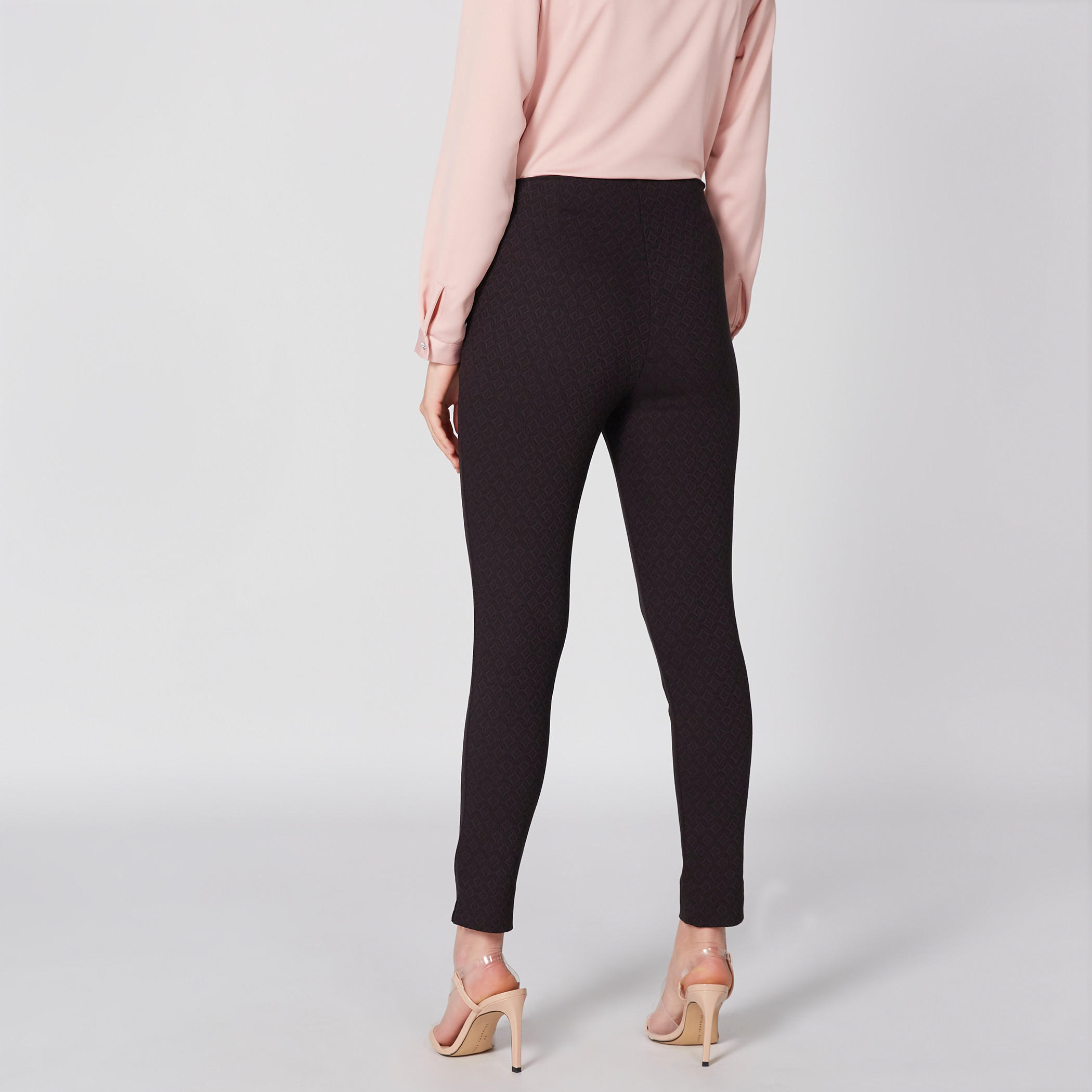بنطال طويل بارز الملمس بسحاب إغلاق وفتحة على الكاحل-women-clothing-bottoms-trousers-image-5