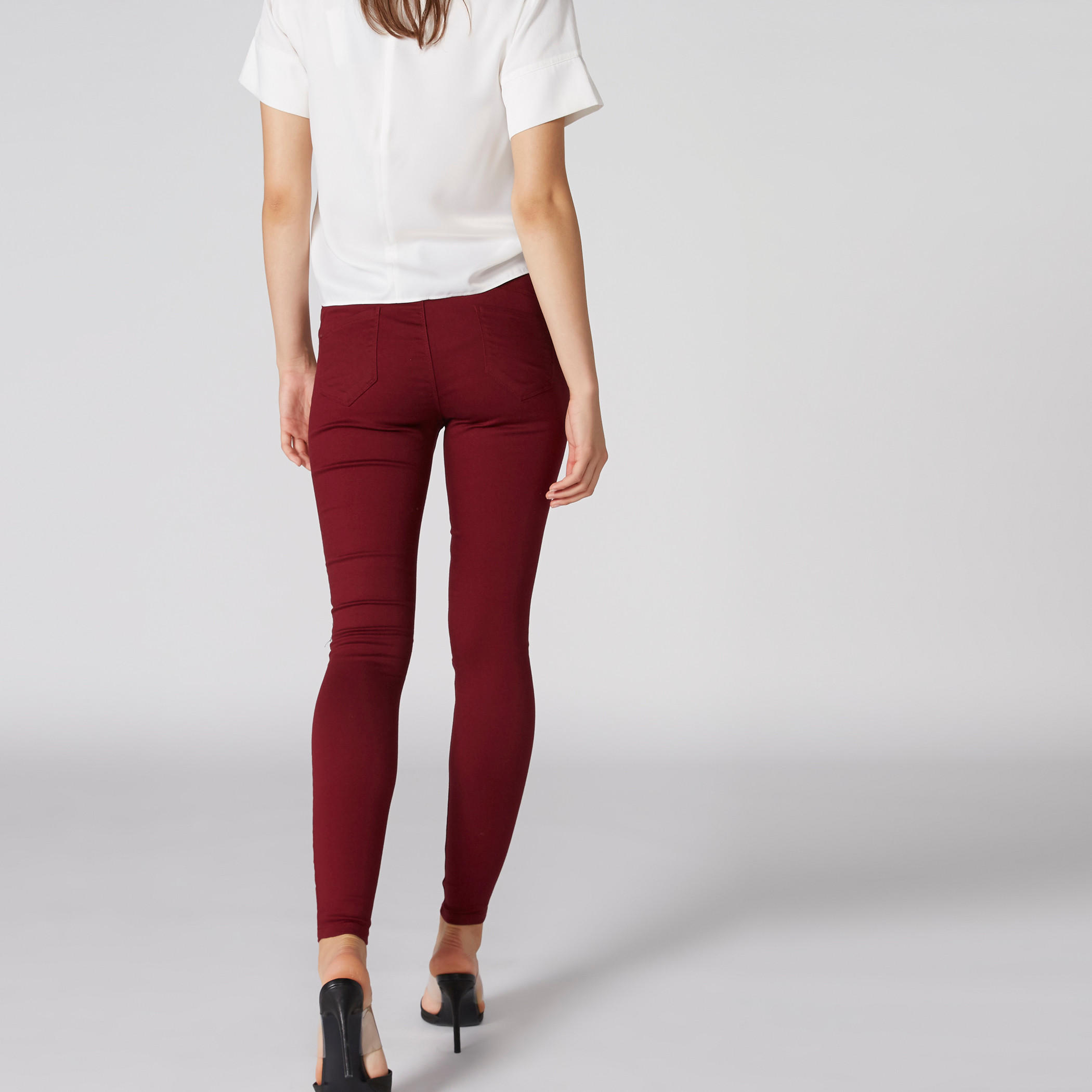 Full Length Pants with Button Closure and Pocket Detail-women-clothing-bottoms-trousers-image-2
