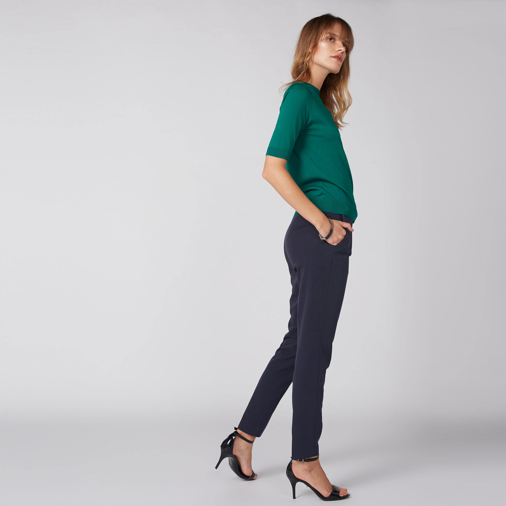 Full Length Trousers with Pocket Detail-women-clothing-bottoms-trousers-image-1