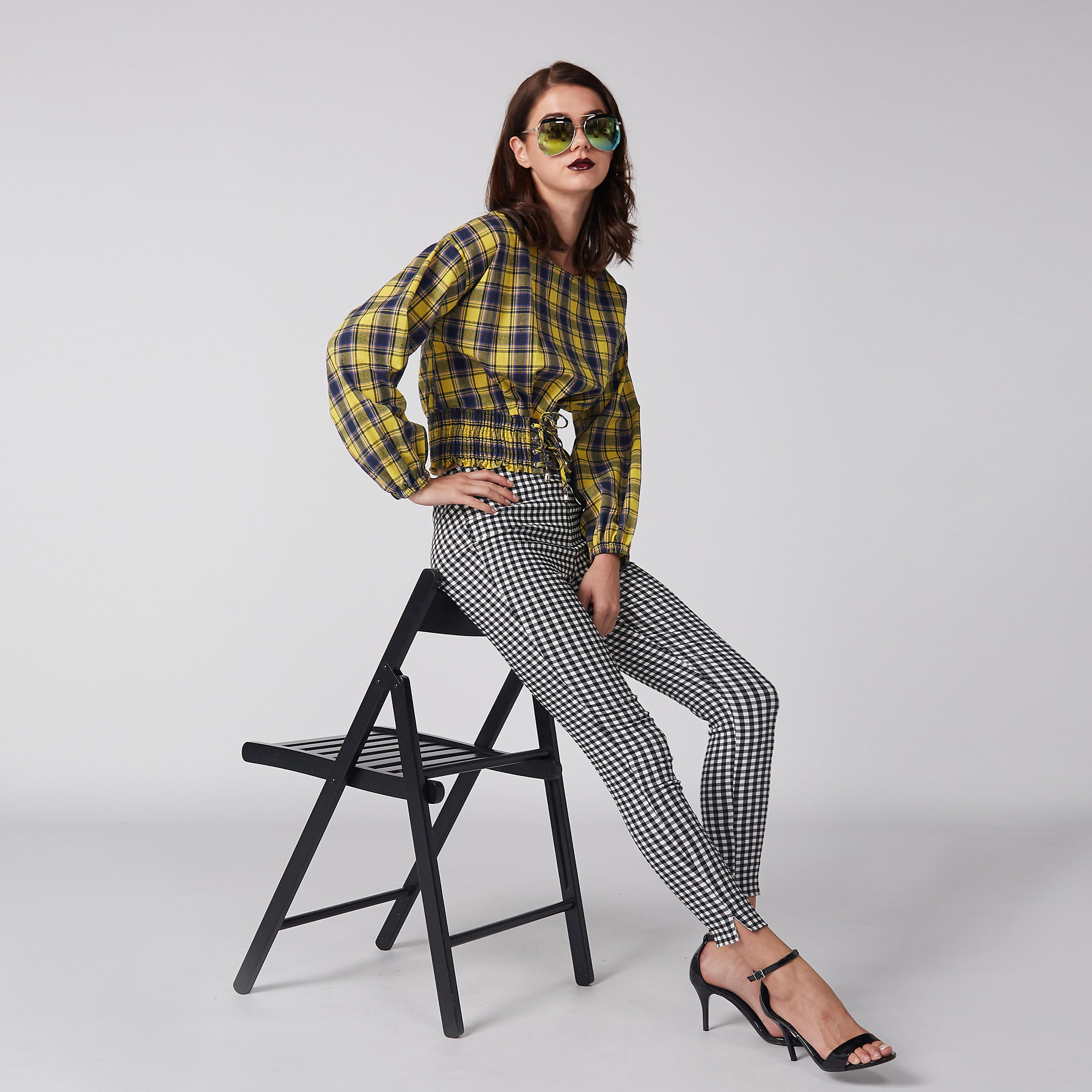 سروال كروهات بخصر مطاطي-women-clothing-bottoms-trousers-image-1