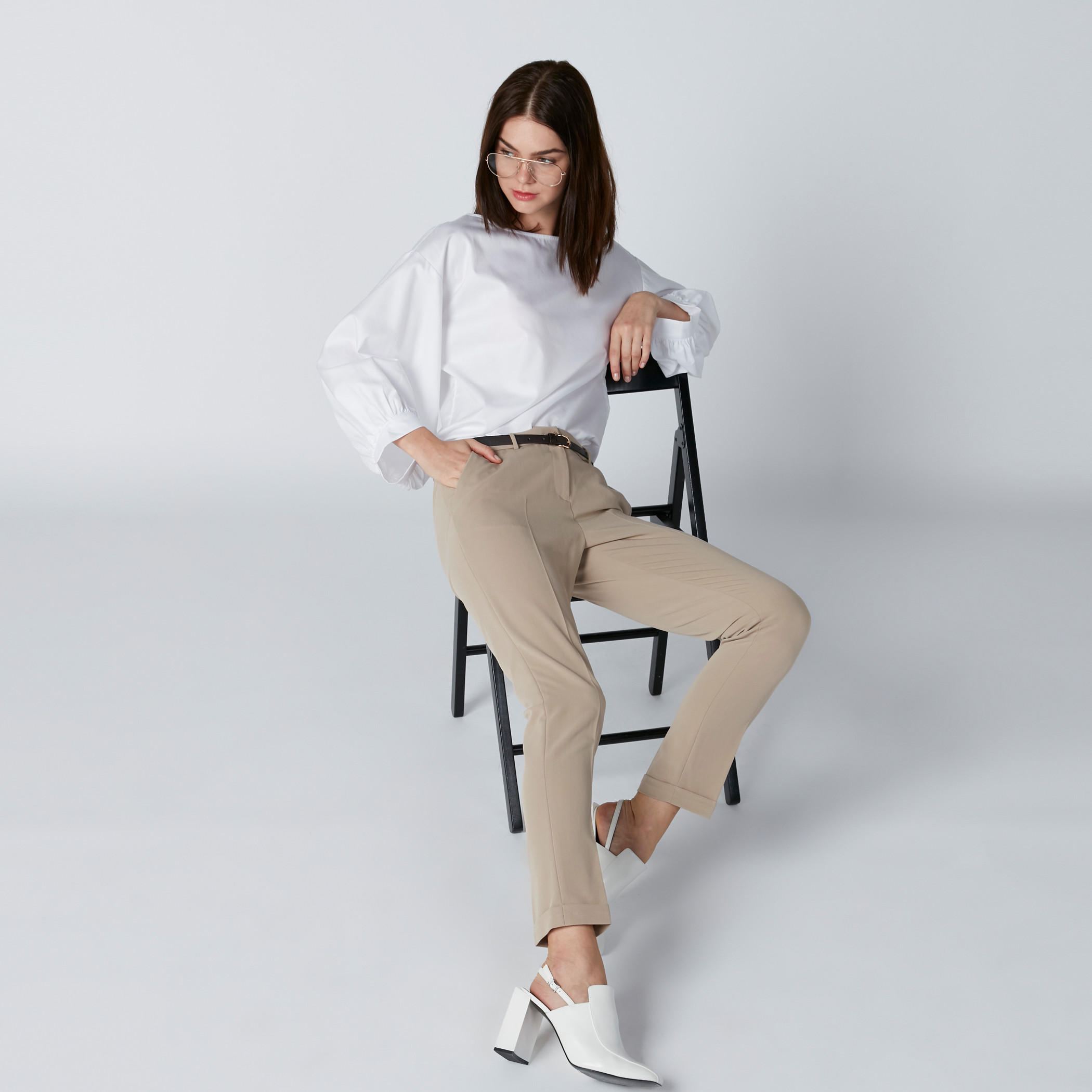 Full Length Trousers with Pocket Detail-women-clothing-bottoms-trousers-image-1
