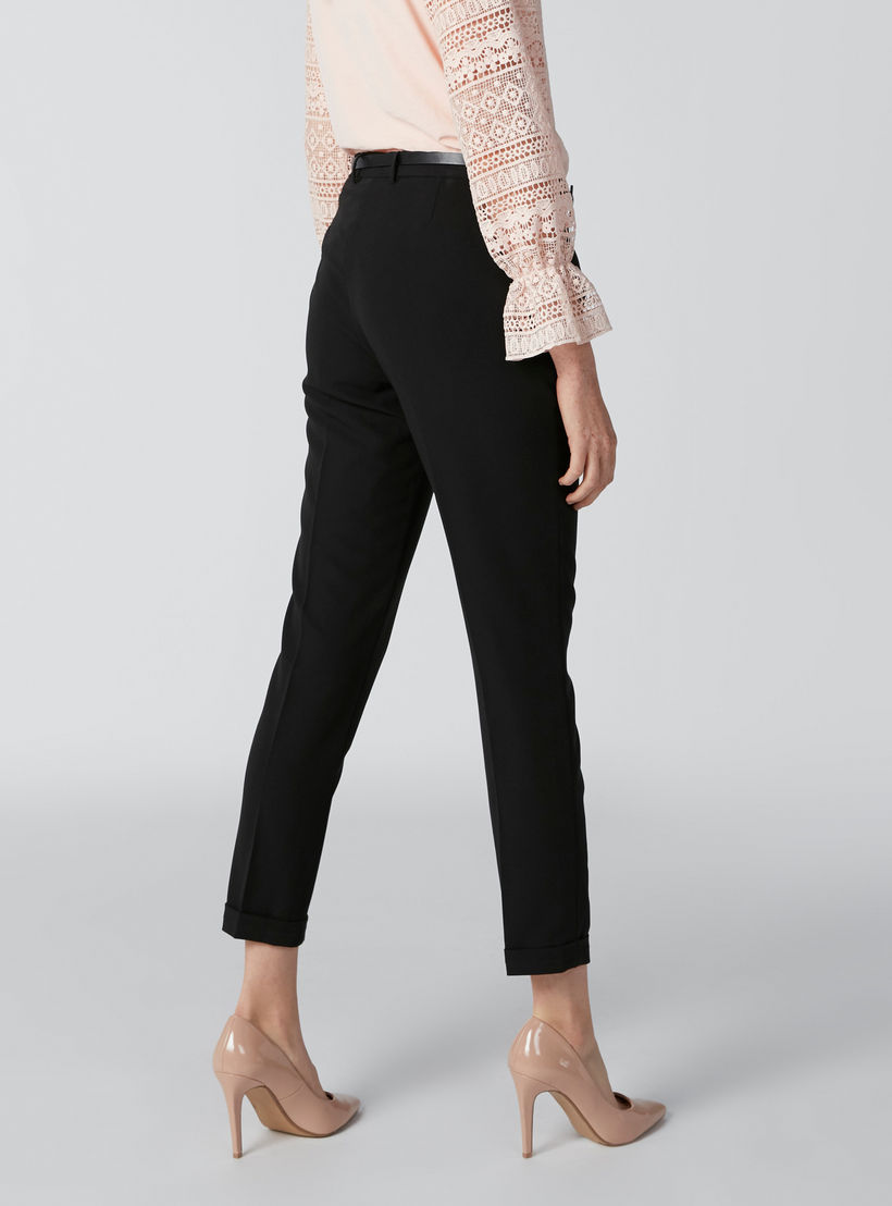 Pocket Detail Chinos in Slim Fit-women-clothing-bottoms-trousers-image-2