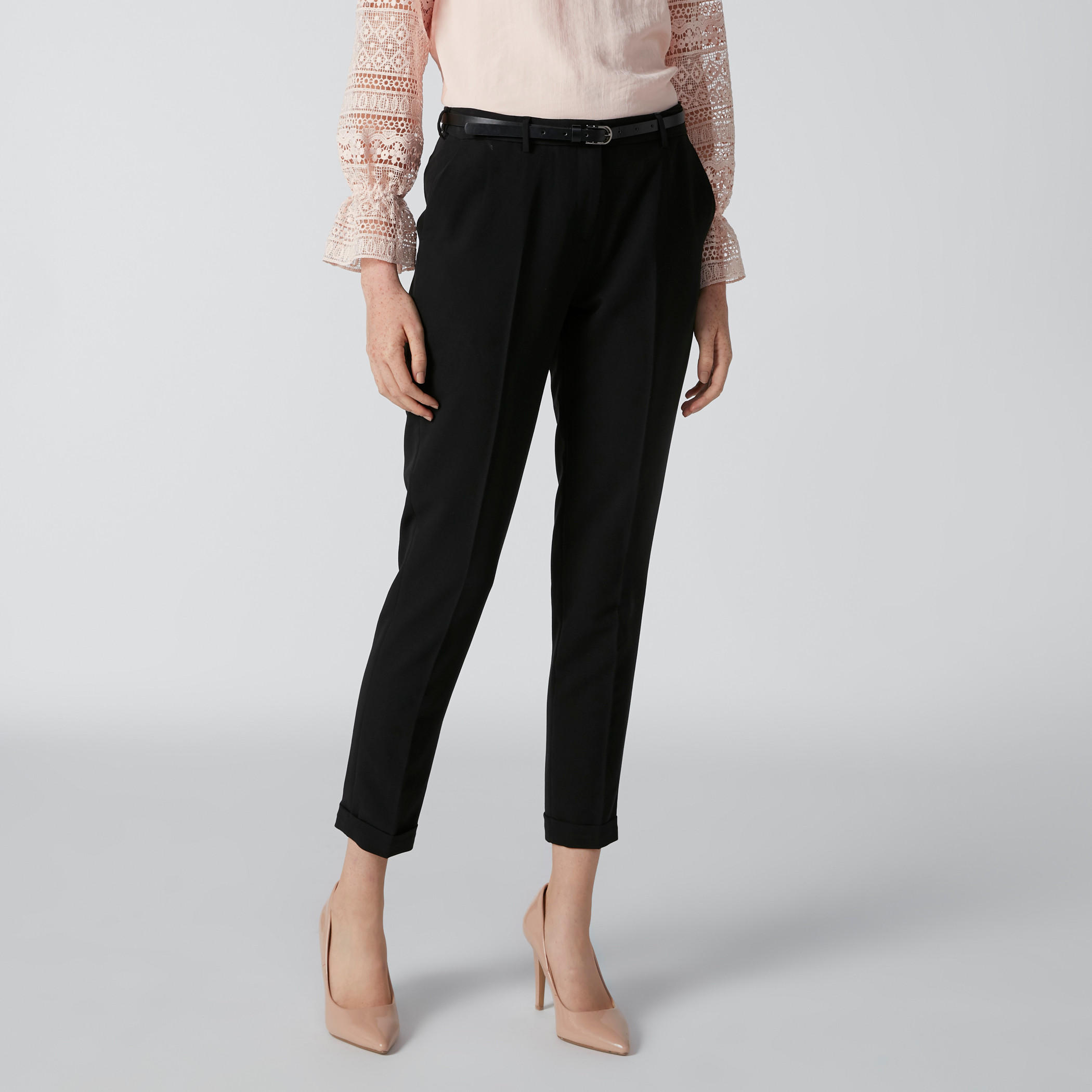 Pocket Detail Chinos in Slim Fit-women-clothing-bottoms-trousers-image-3