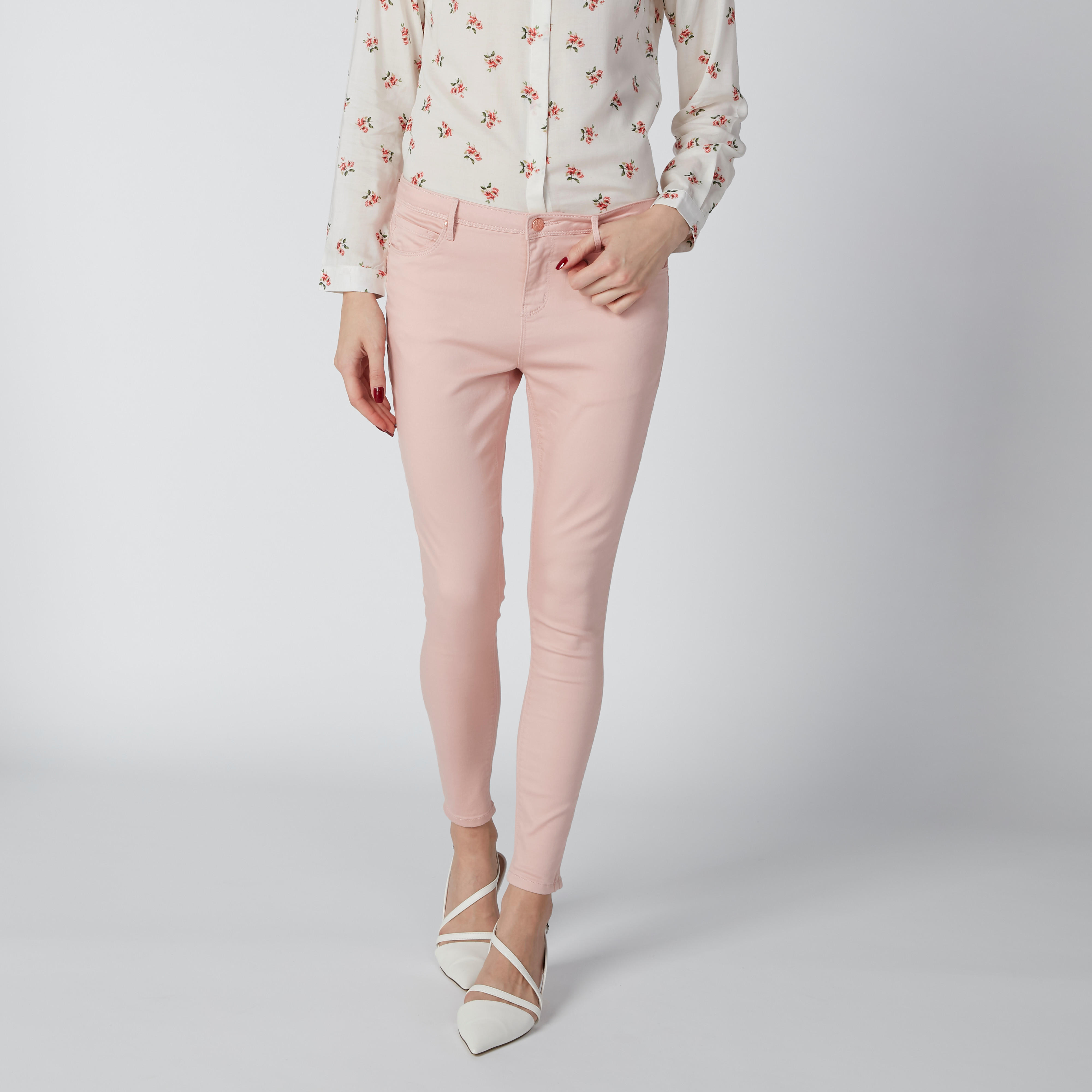 بنطال شينو بخصر متوسط الارتفاع وجيوب-women-clothing-bottoms-trousers-image-11