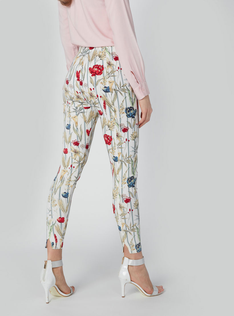 بنطال ليقنز بقصّة سكيني وخصر متوسط الارتفاع وفتحات وطبعات-women-clothing-bottoms-leggings-image-4