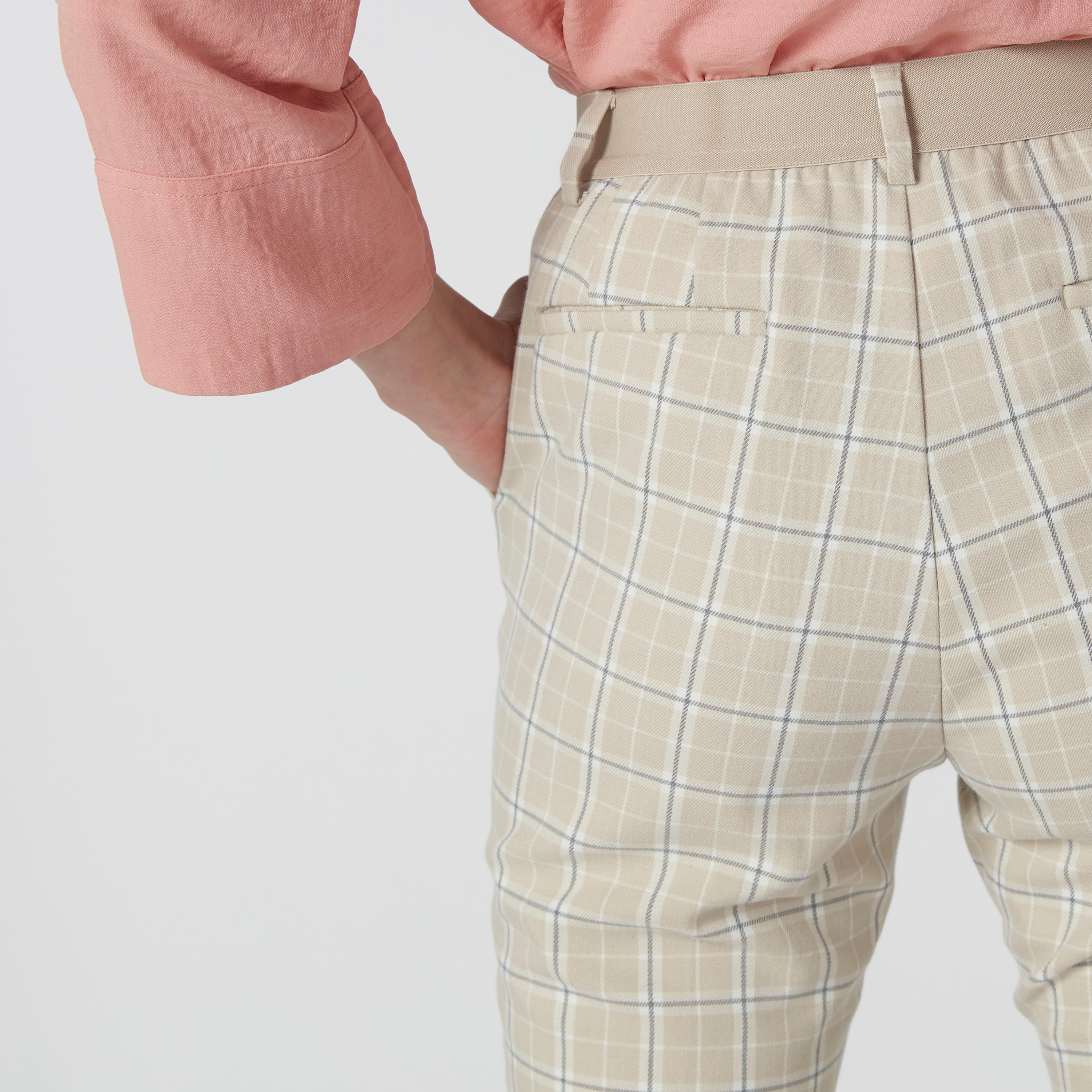 بنطال كاروهات قصير بجيوب-women-clothing-bottoms-trousers-image-5