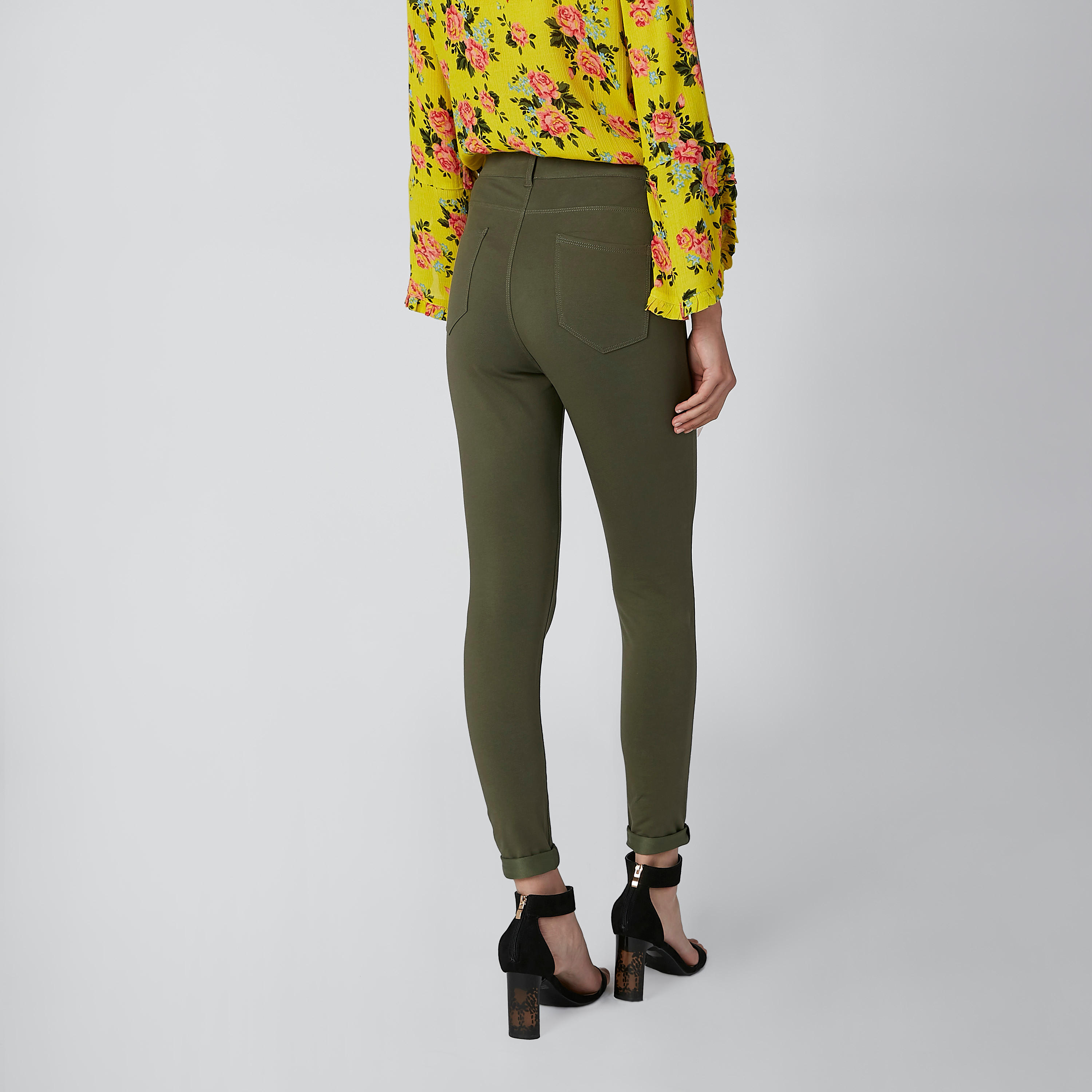 بنطال سادة بقصّة سليم وجيوب-women-clothing-bottoms-leggings-image-2