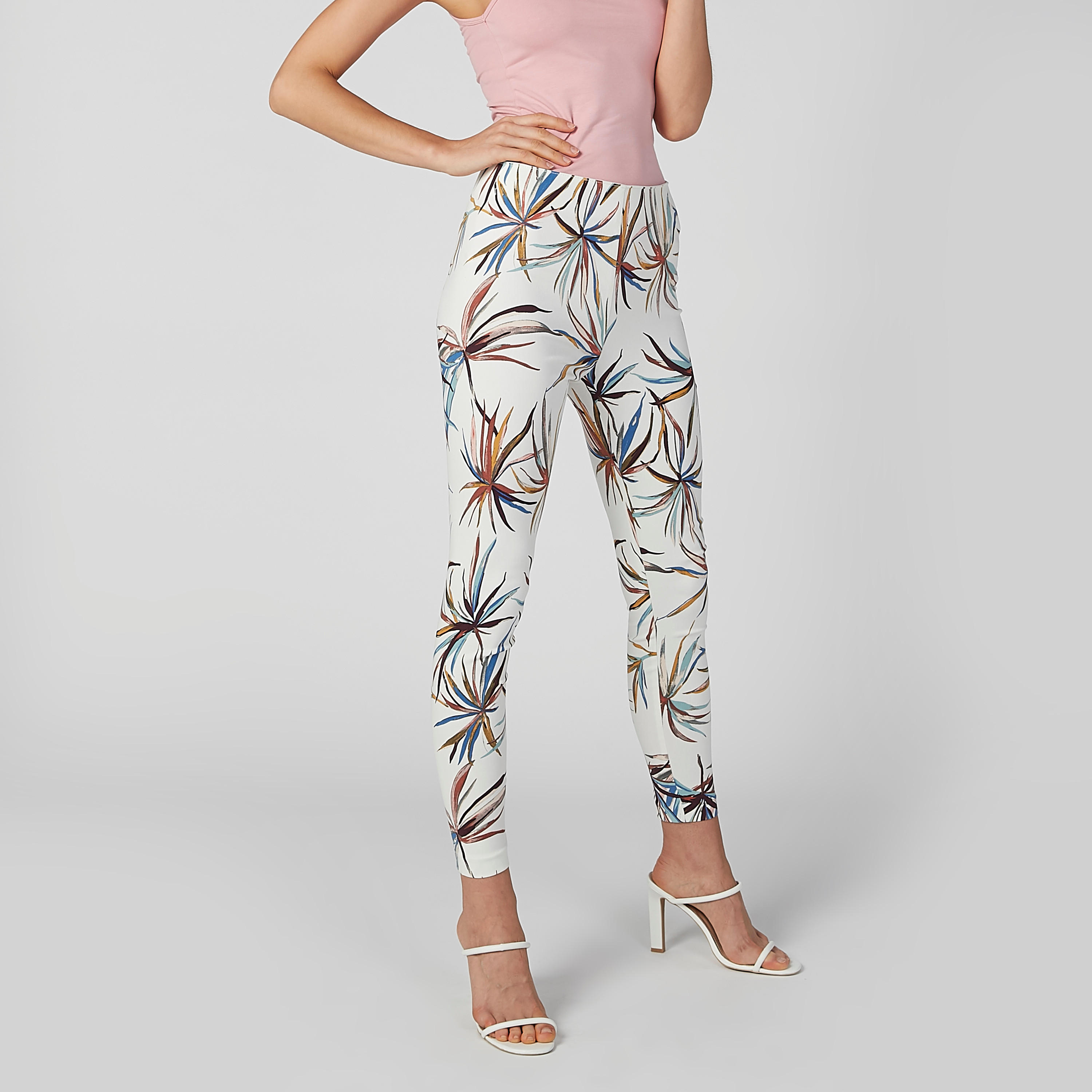 Printed Treggings with Elasticised Waistband-women-clothing-bottoms-trousers-image-3