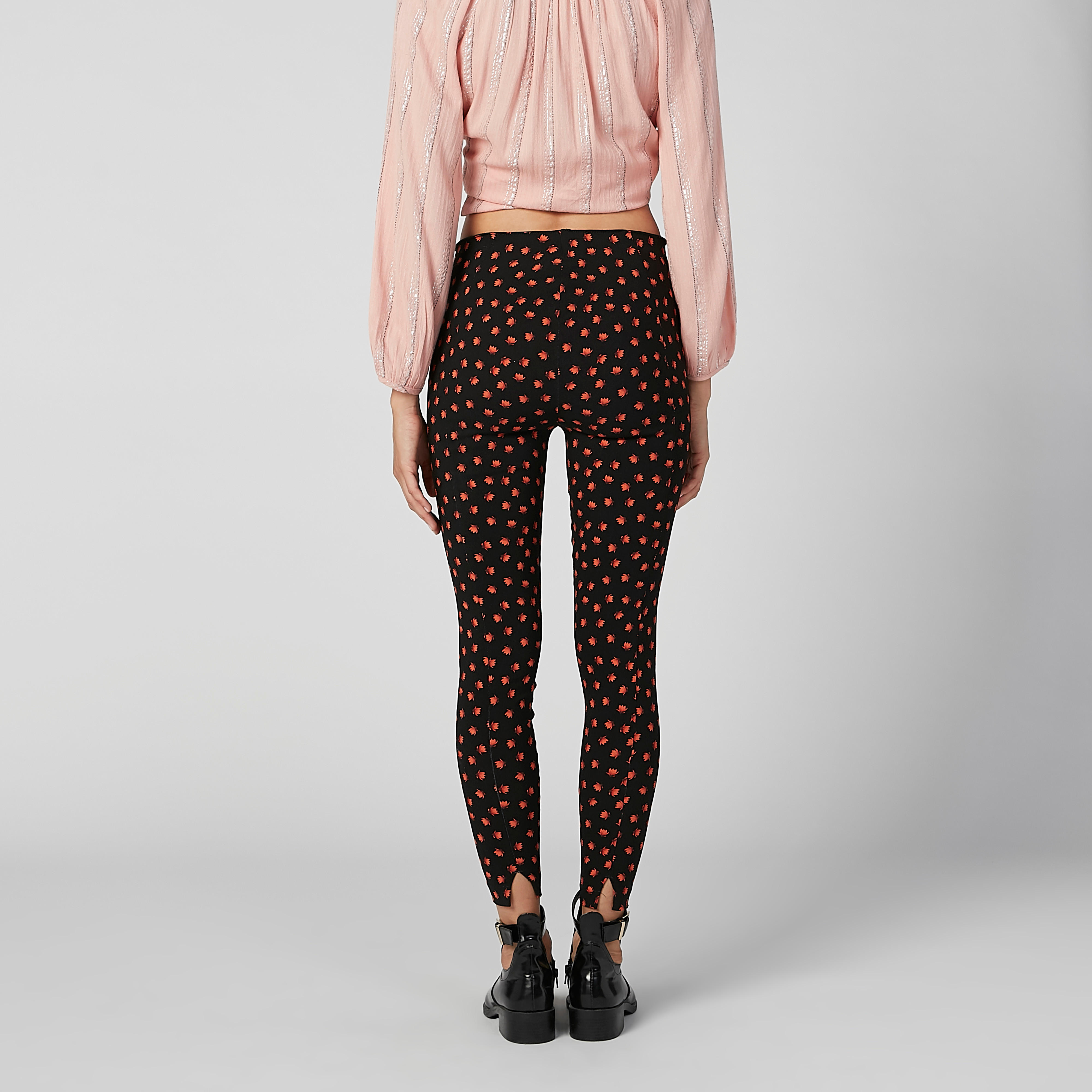 بنطال جينز ضيق بخصر مطّاطي وطبعات-women-clothing-bottoms-trousers-image-3
