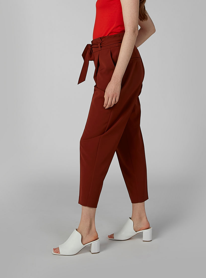 بنطال سادة بخصر بيبرباج وجيوب-women-clothing-bottoms-trousers-image-4