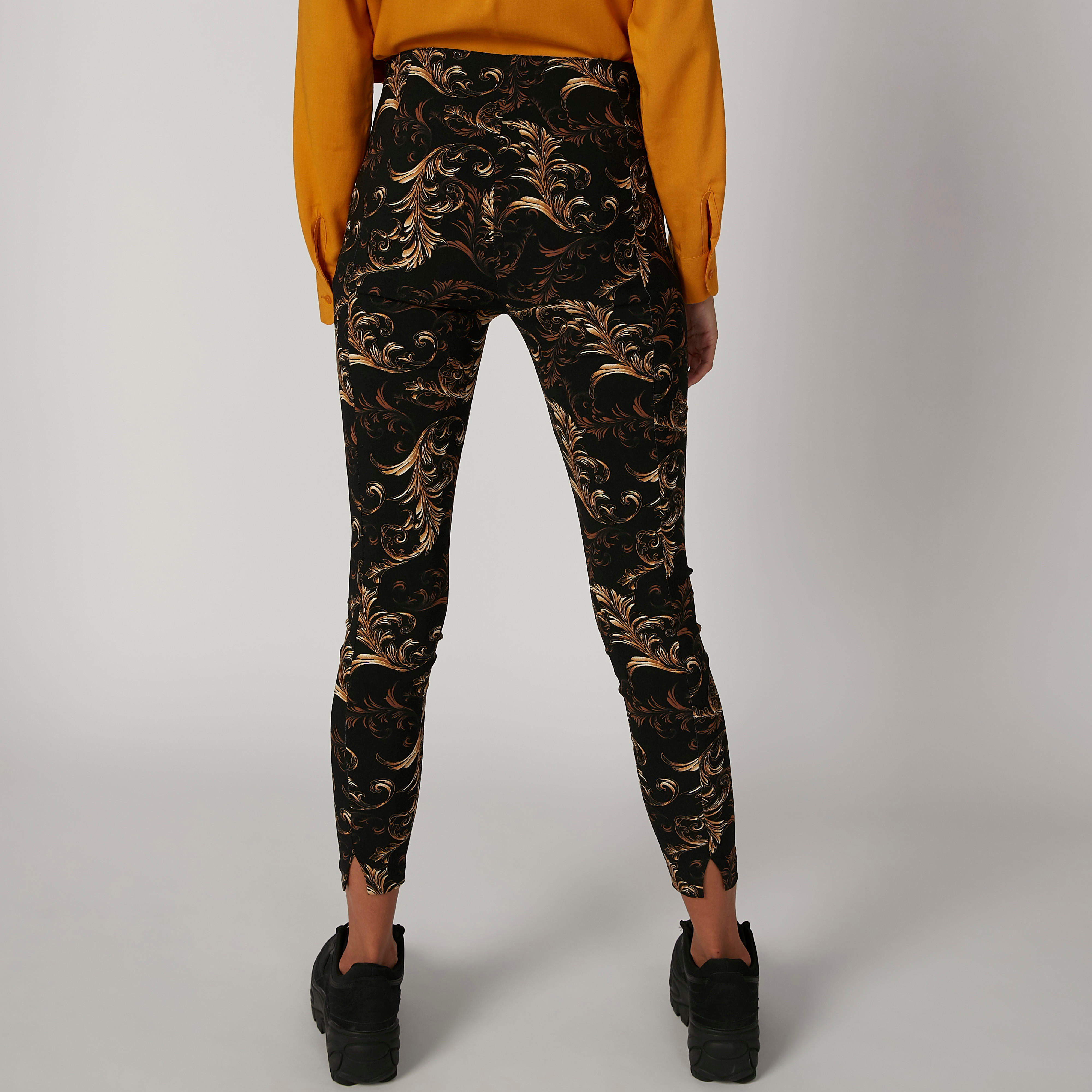 Printed Full Length Treggings with Elasticised Waistband-women-clothing-bottoms-leggings-image-2