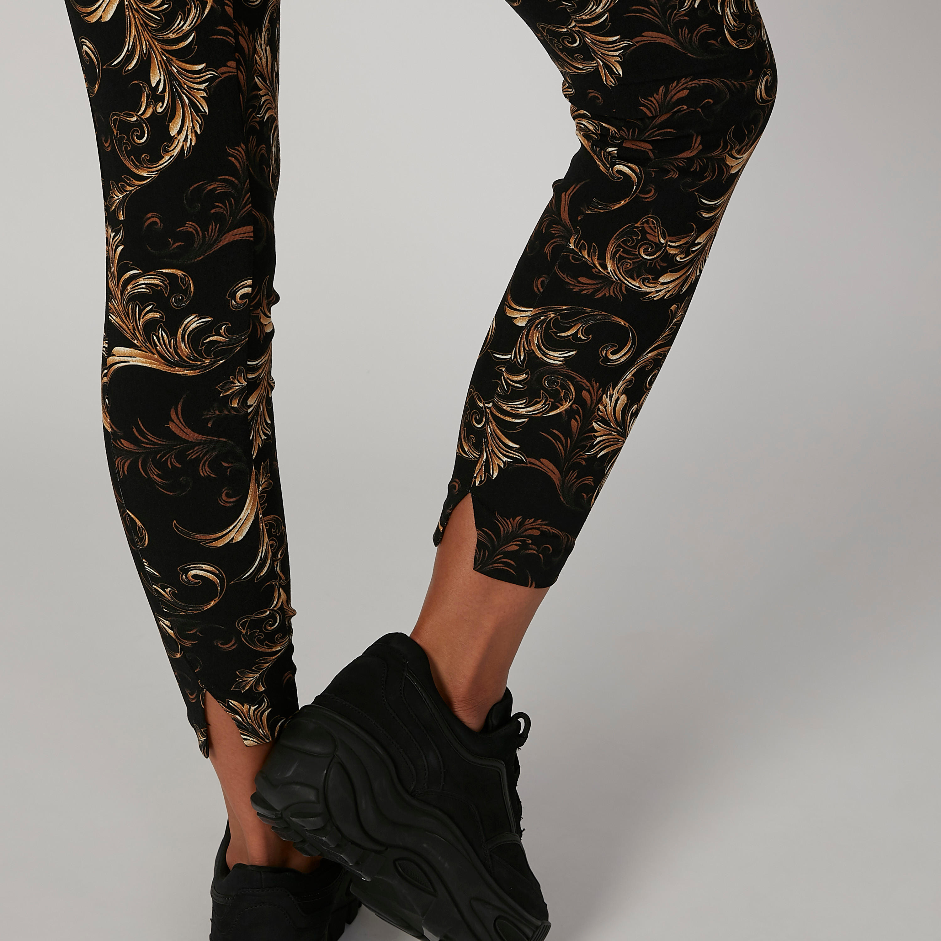 Printed Full Length Treggings with Elasticised Waistband-women-clothing-bottoms-leggings-image-5